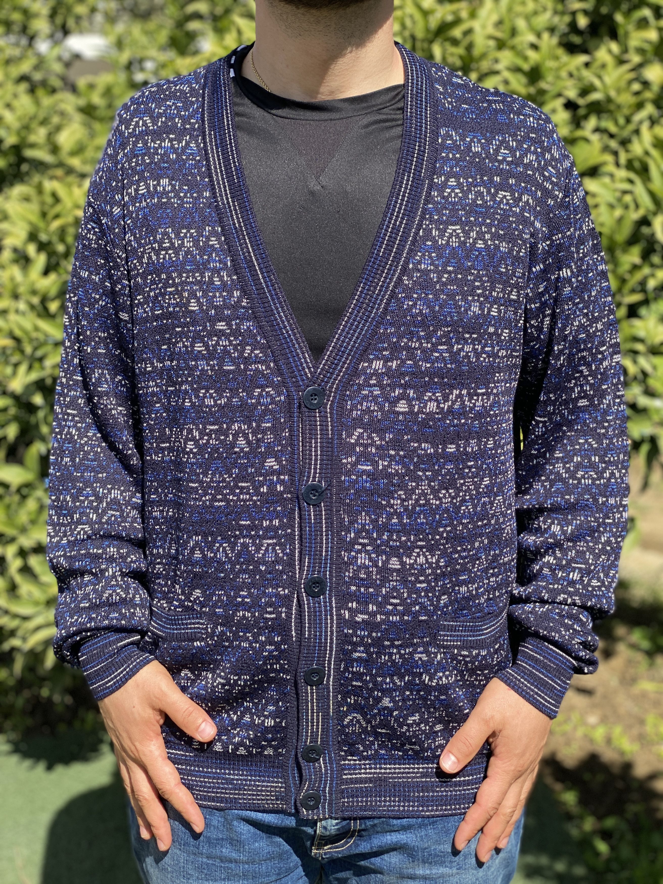 Missoni Sport Missoni Cardigan 3D Pullover Retro Size 52 L Jeresy Size US L / EU 52-54 / 3 - 1 Thumbnail