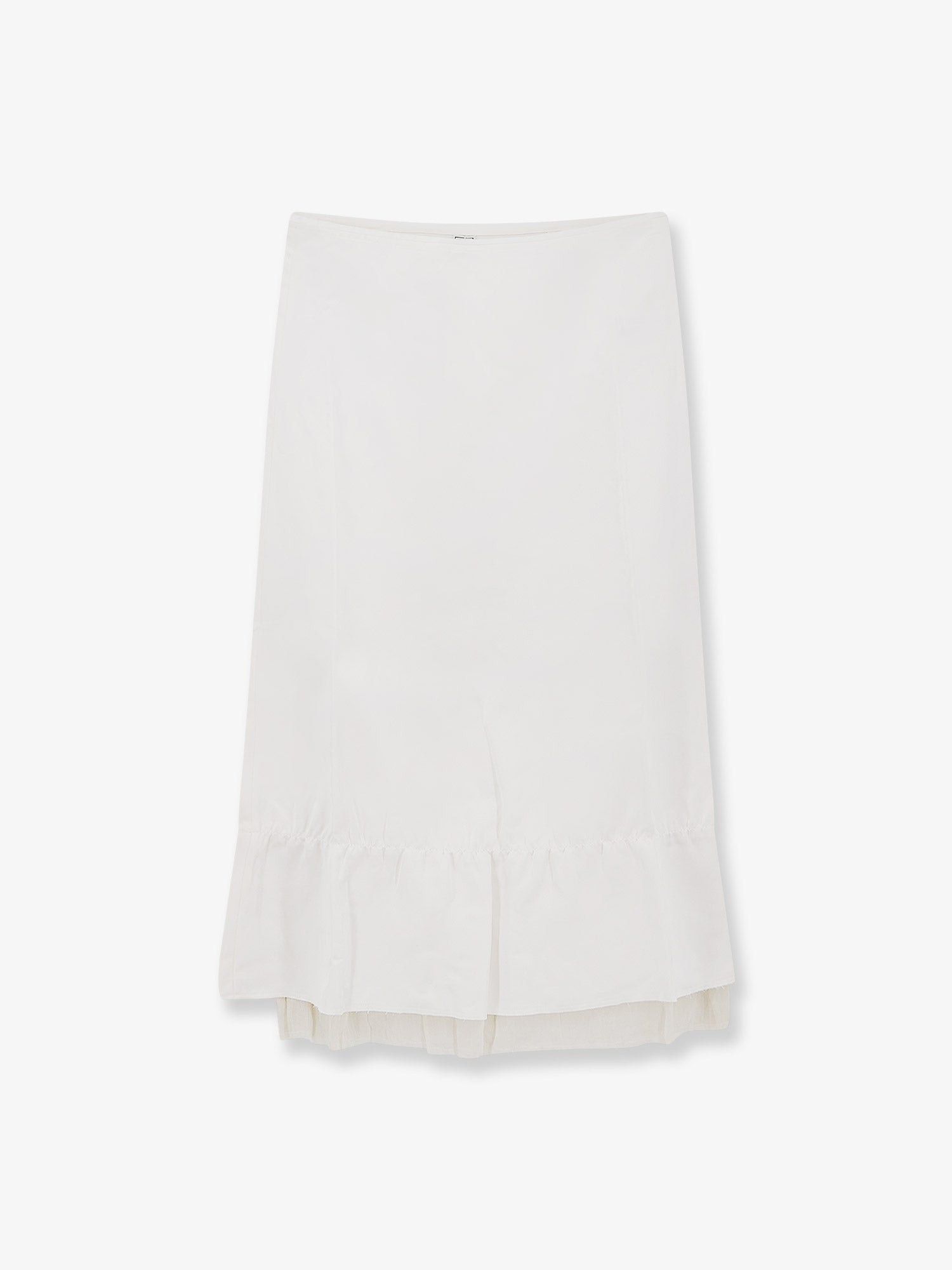 Toteme Layered Viscose And Linen Blend Skirt Size 28" / US 6 / IT 42 - 1 Thumbnail