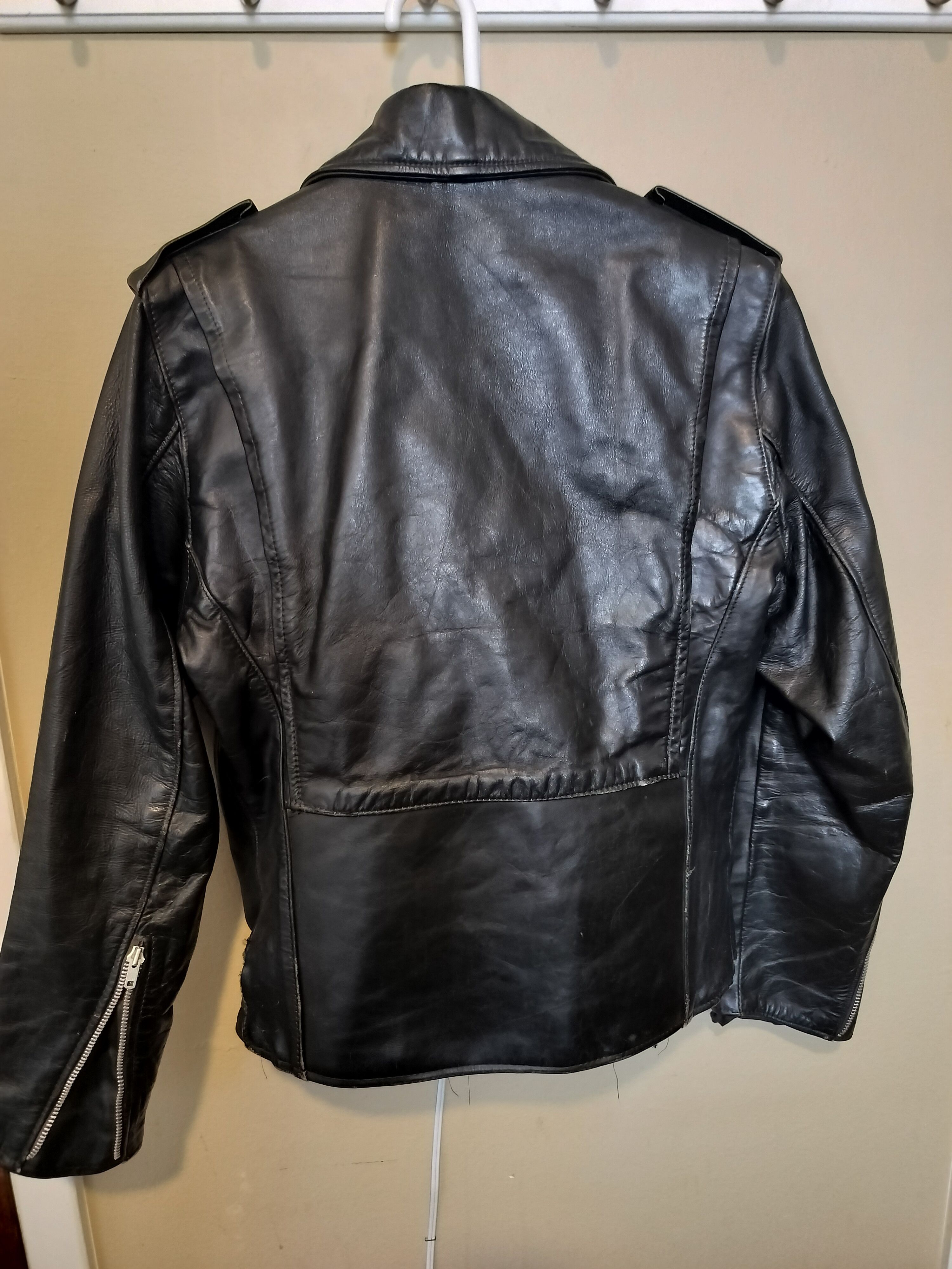 Other Brooks Leather 60s Vintage Jacket, Belt Included Size S / US 4 / IT 40 - 5 Thumbnail