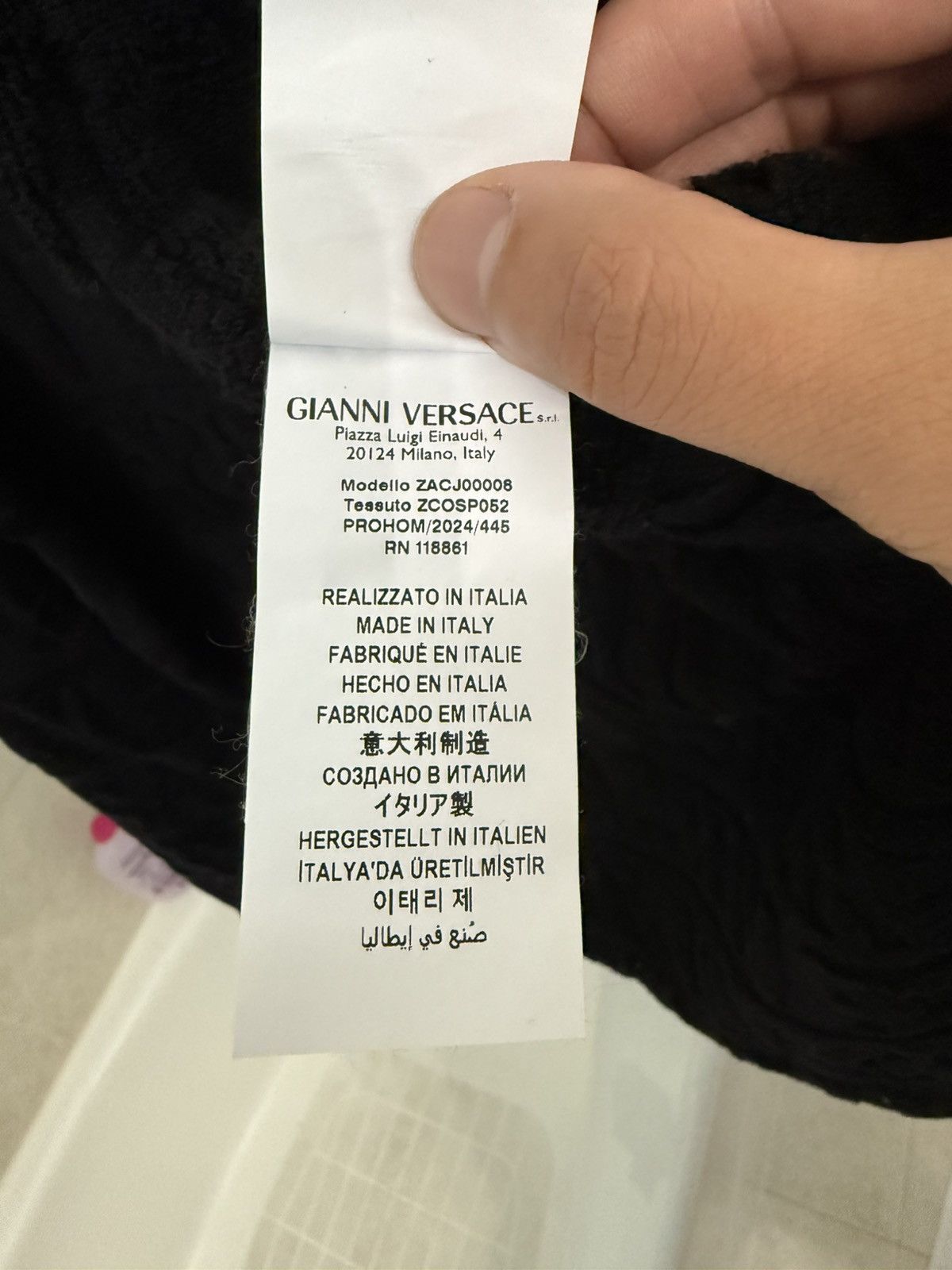 Versace Versace Robe (Black & Gold) Size US M / EU 48-50 / 2 - 5 Thumbnail