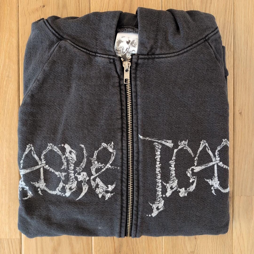 basketcase gallery Basketcase Gallery Massacre Zip Hoodie Gray XL Vintage Wash Size US XL / EU 56 / 4 - 13 Thumbnail