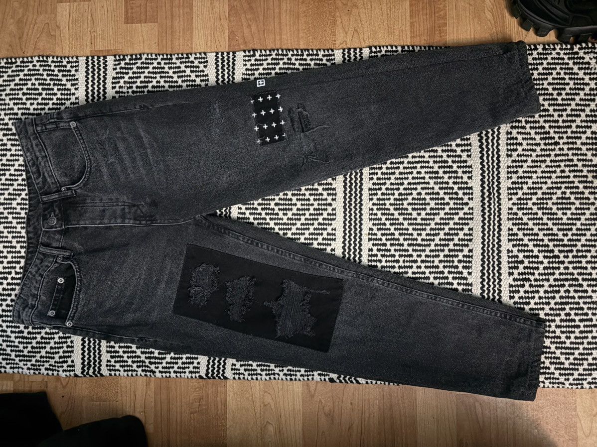 Ksubi Bullet Chop Copy Paste Trashed Denim Size US 29 - 1 Thumbnail