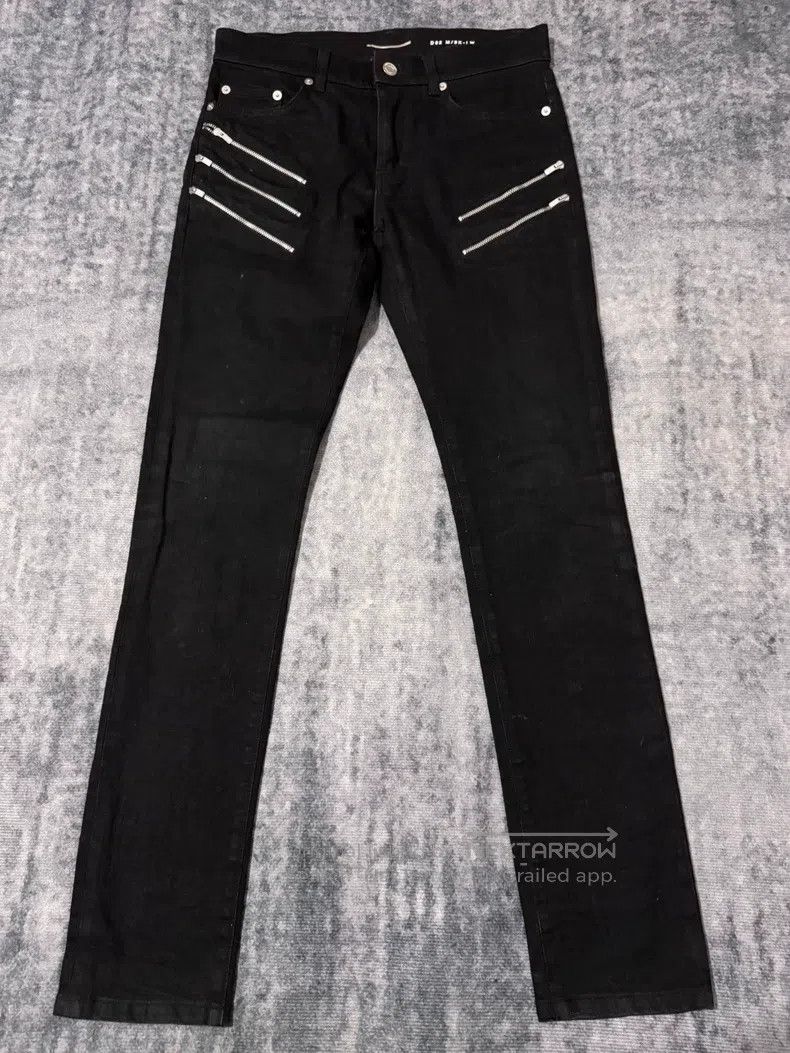 Saint Laurent Paris Saint Laurent Paris Black basic five-zip denim jeans Size US 28 / EU 44 - 1 Thumbnail