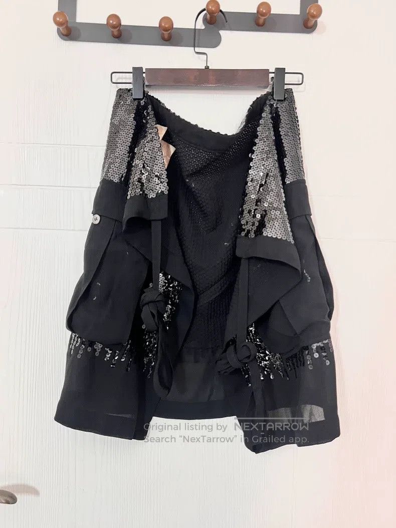 Comme des Garcons Comme Des Garcons Heavyweight sequin half skirt Size 22" - 2 Thumbnail
