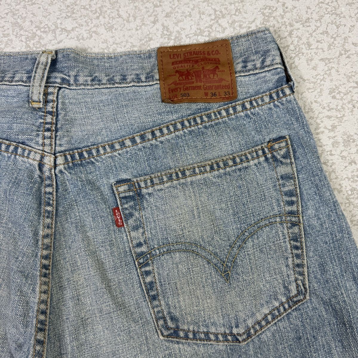 If Six Was Nine × Levi's × Rusty 💥Levis 503 Rusty Sick Mudwash Jean Size US 35 - 10 Thumbnail