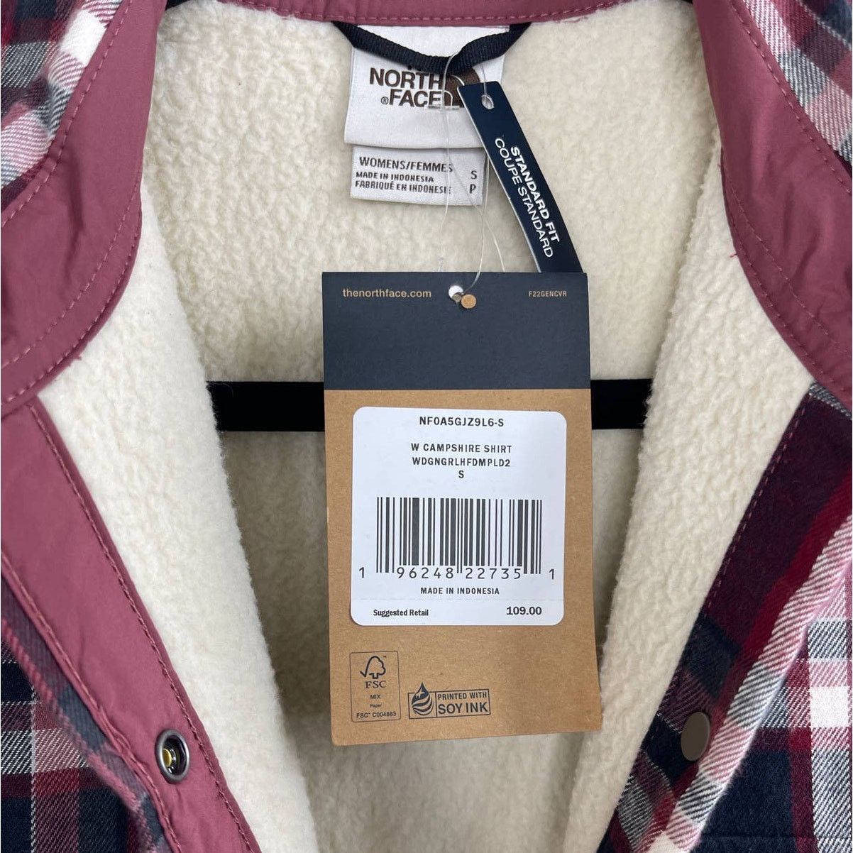 The North Face The North Face Women’s Campshire Fleece Lined Long Sleeve Size S / US 4 / IT 40 - 6 Thumbnail