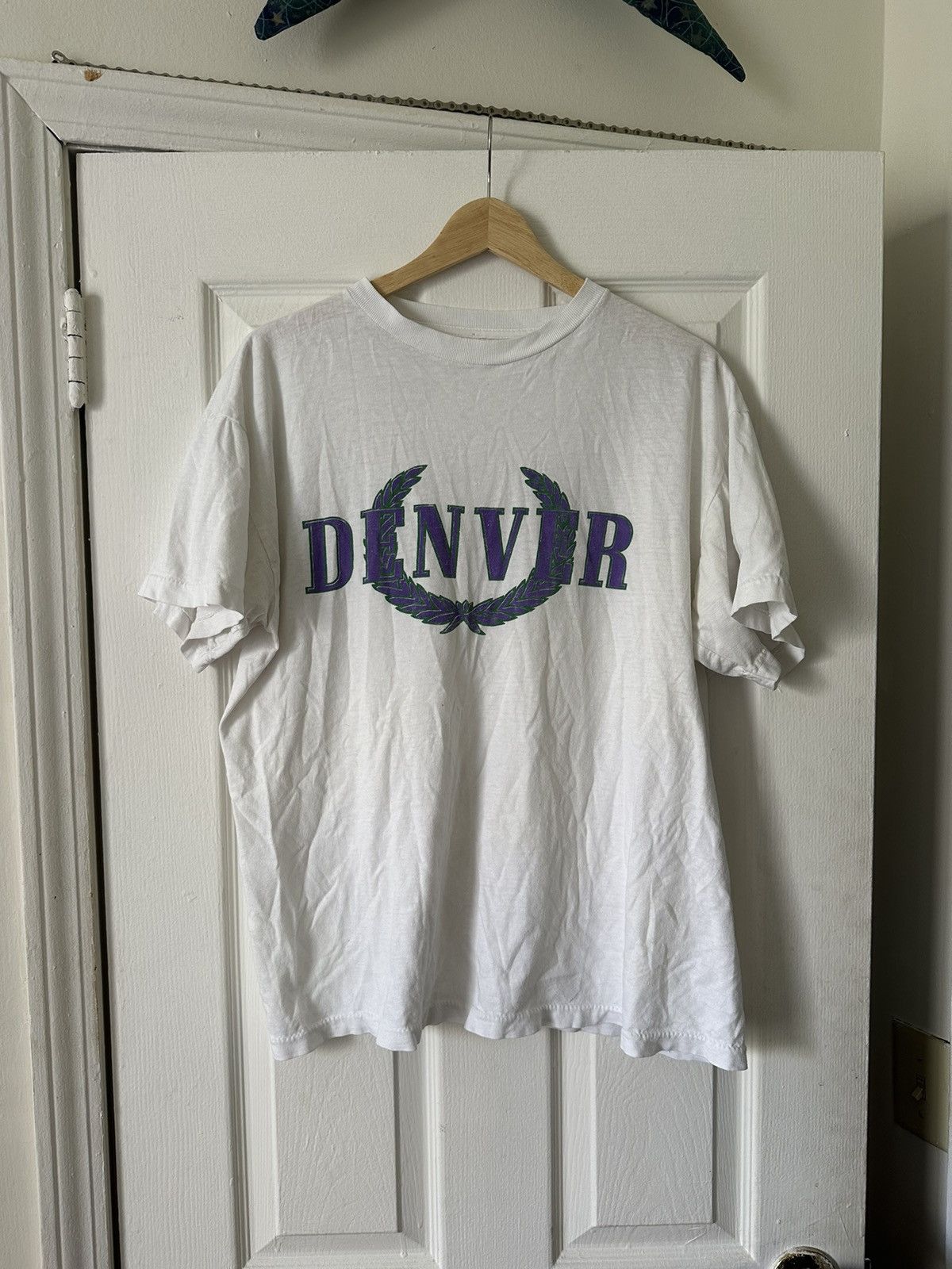 Fred Perry × Vintage 90s bootleg Fred Perry Denver tee Size US L / EU 52-54 / 3 - 1 Thumbnail