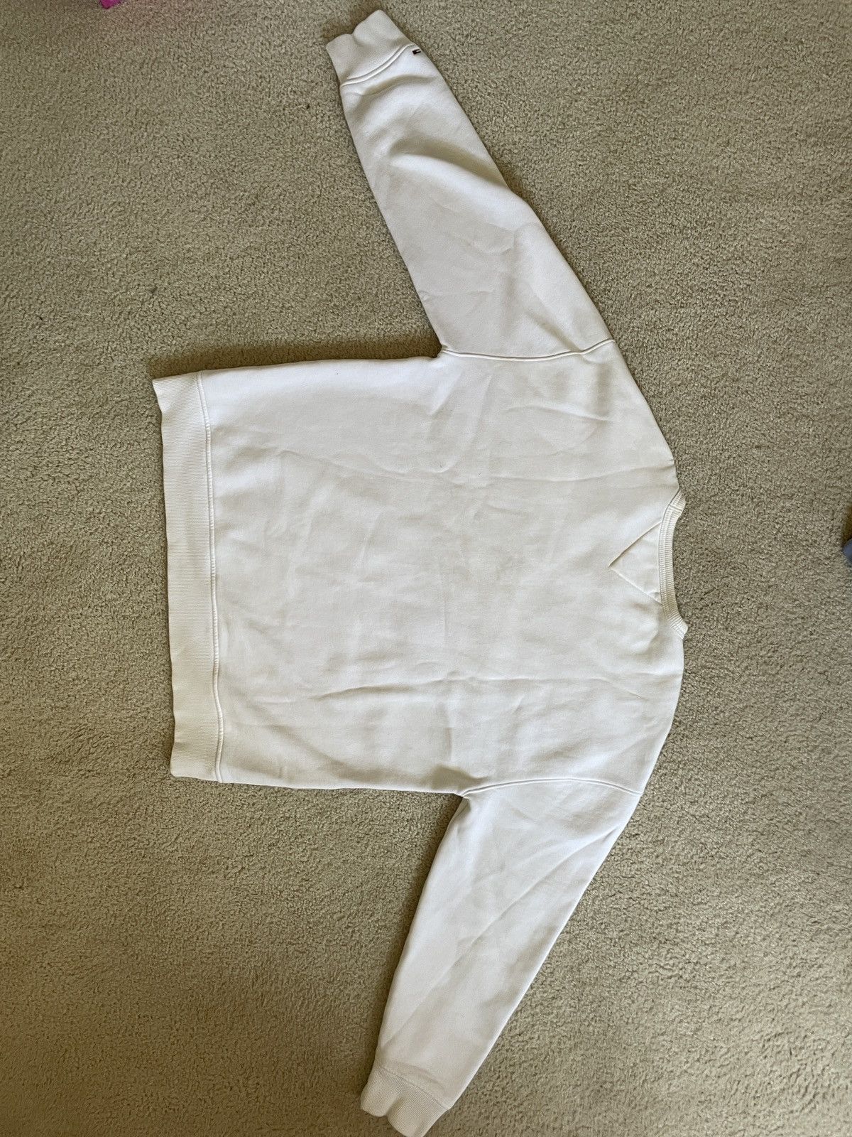 Tommy Hilfiger White sweater Size US XL / EU 56 / 4 - 1 Thumbnail