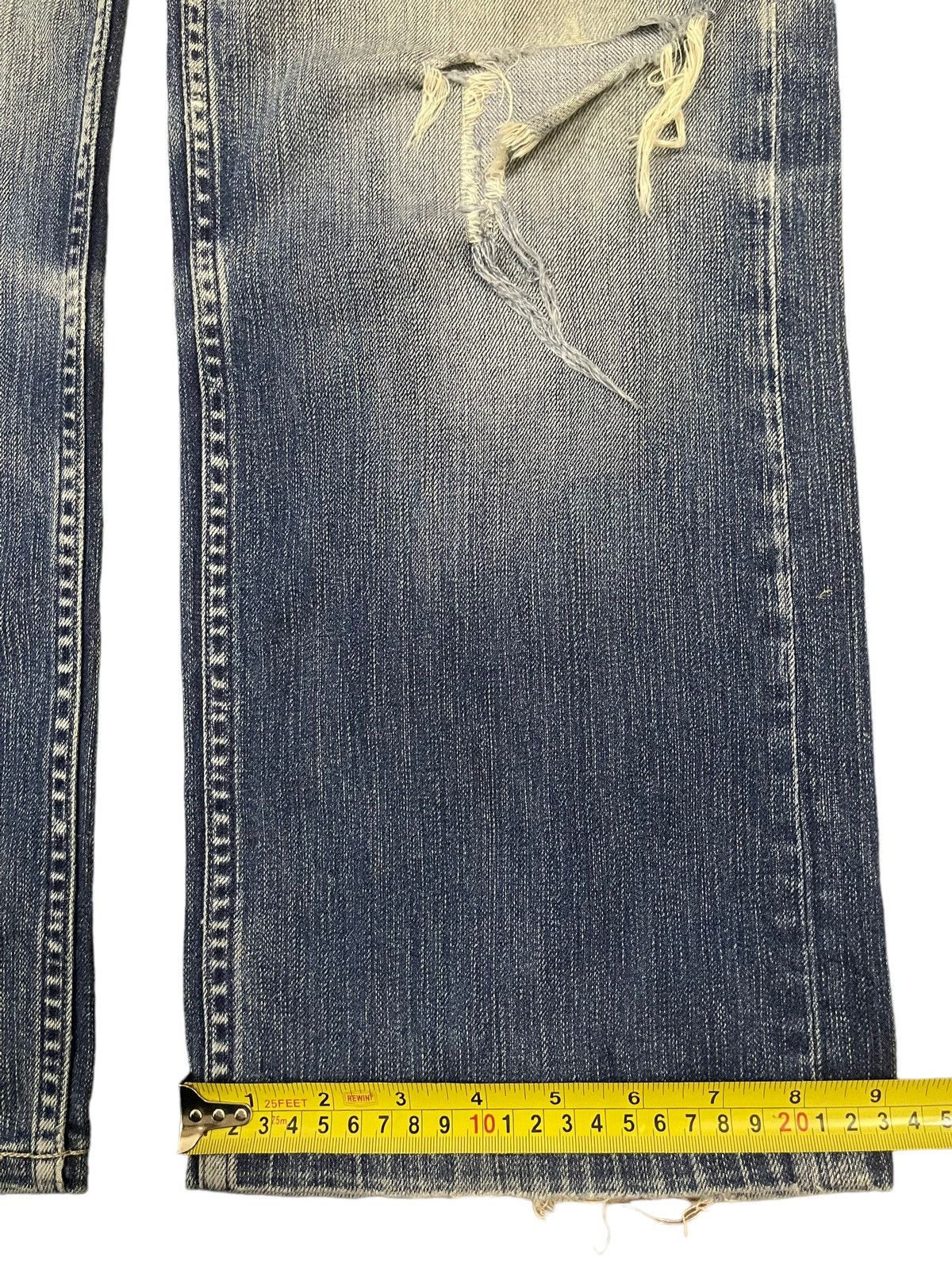 Levi's Vintage 90s Levis 505 Blue Wash Distressed Baggy Jeans Size US 32 / EU 48 - 15 Thumbnail