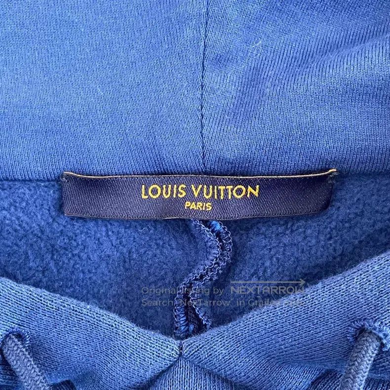 Louis Vuitton Louis Vuitton Presbyopic patchwork blue hoodie Size US M / EU 48-50 / 2 - 5 Thumbnail
