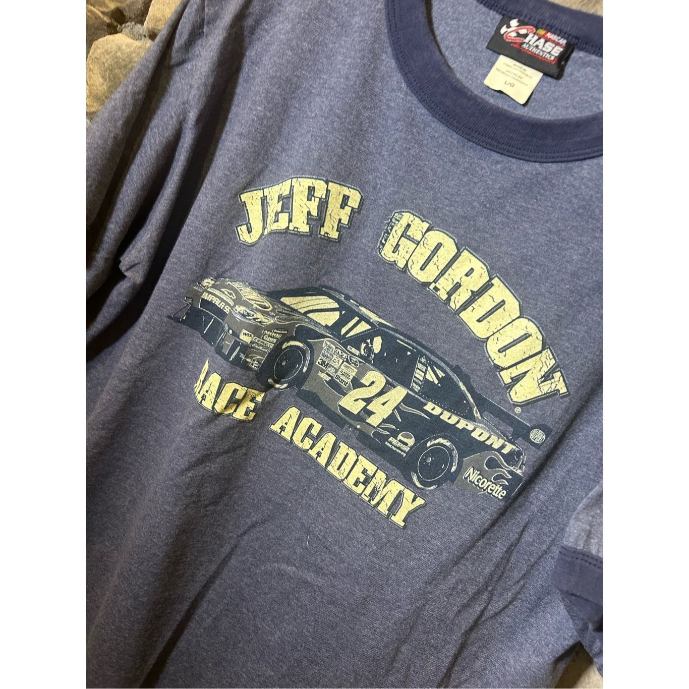 NASCAR Vintage Y2K, Jeff Gordon, racing Academy T-shirt NASCAR Dupo Size US XL / EU 56 / 4 - 2 Thumbnail