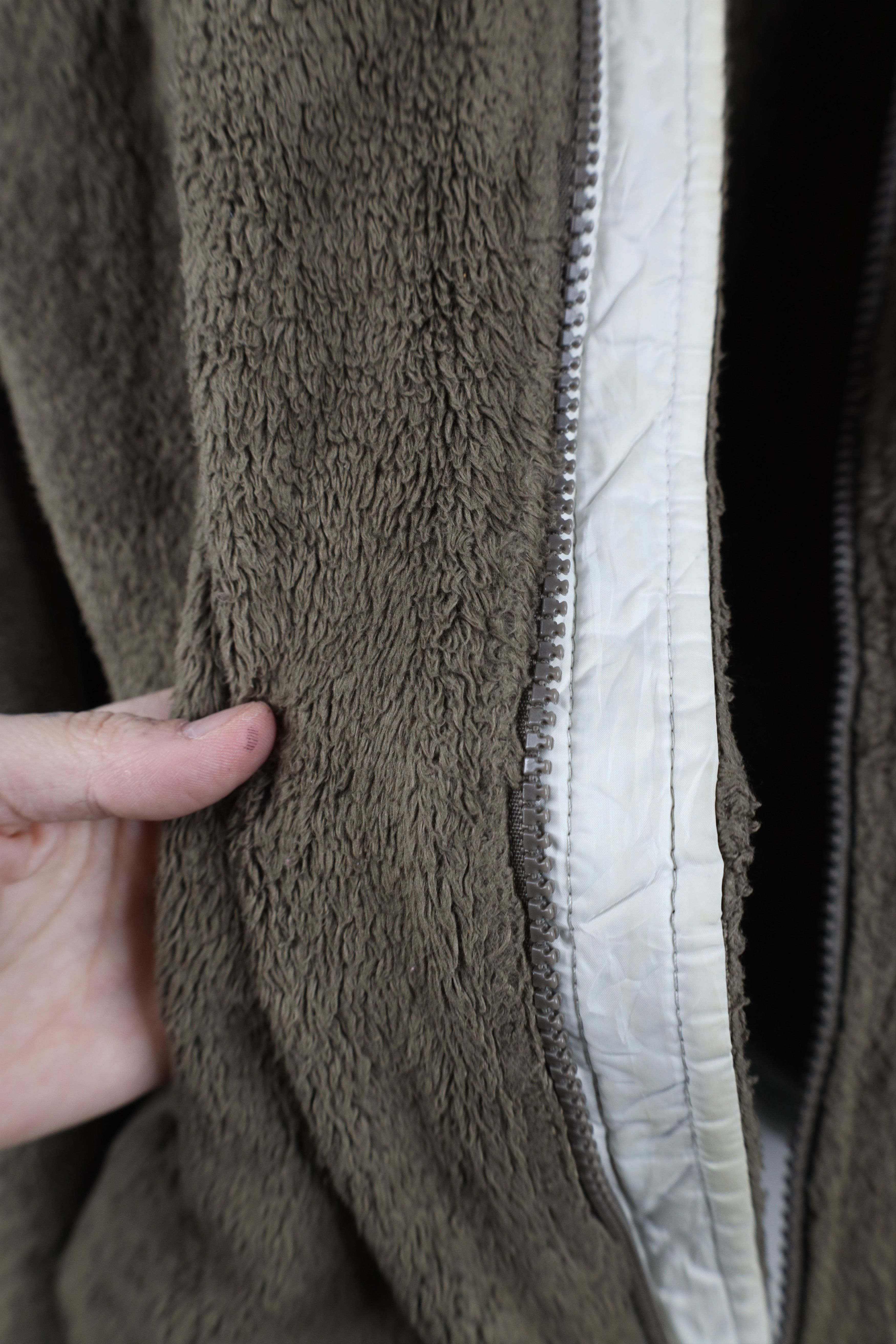 The North Face Vintage The North Face Shag Monkey Fleece Jacket Brown Size L / US 10 / IT 46 - 7 Thumbnail