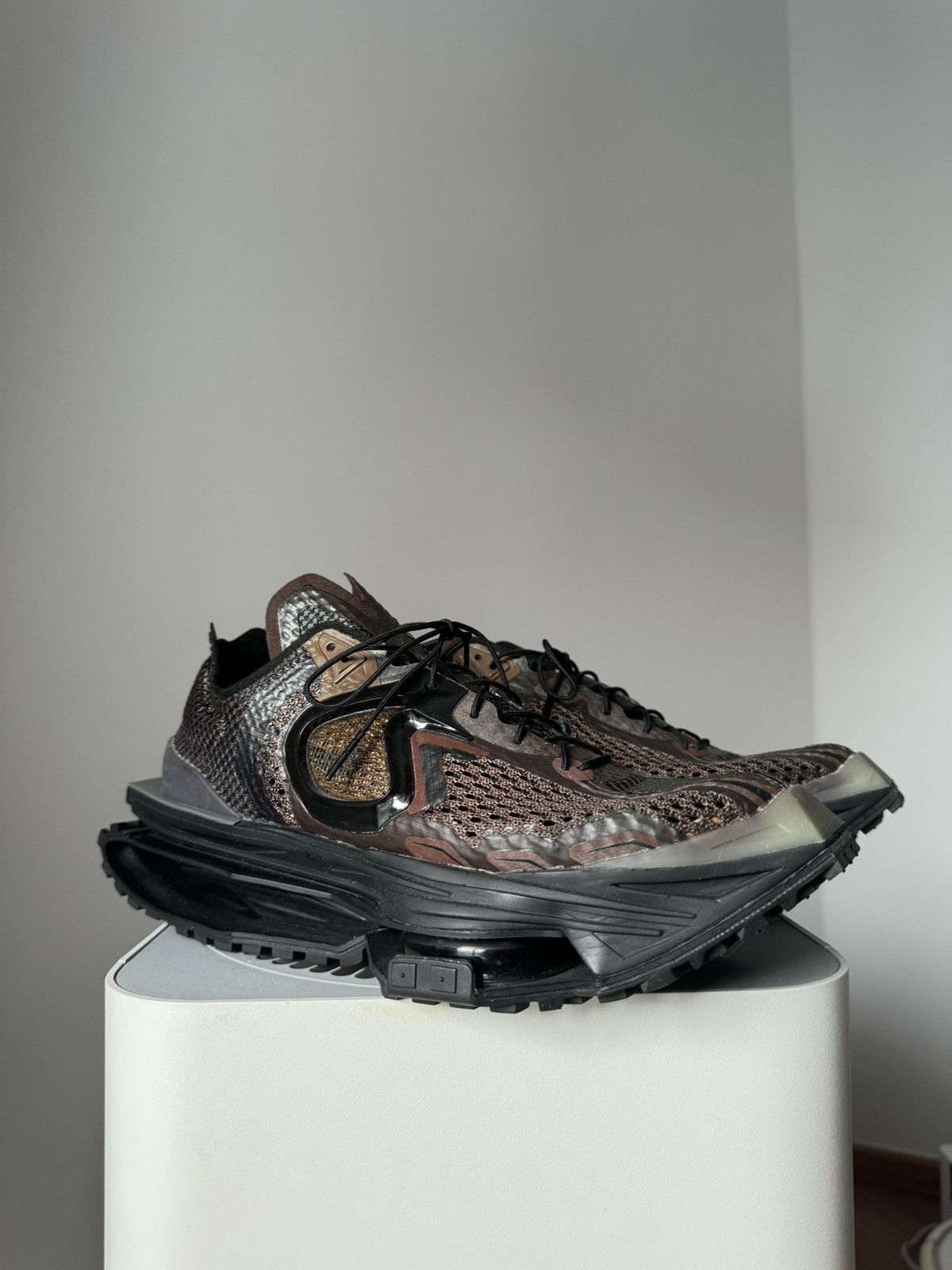 image of 1017 Alyx 9Sm x Alyx Nike Zoom Mmw4 Shoes in Brown, Men's (Size 7)