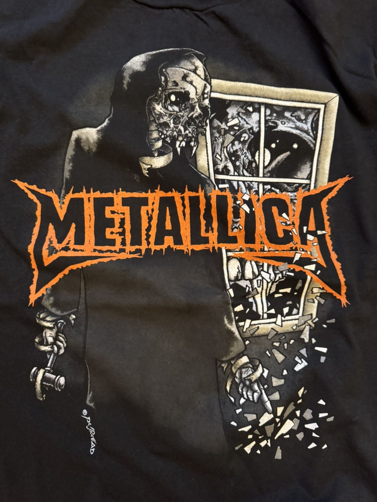 Band Tees Vintage Metallica x Pushead T-Shirt Size US M / EU 48-50 / 2 - 2 Thumbnail