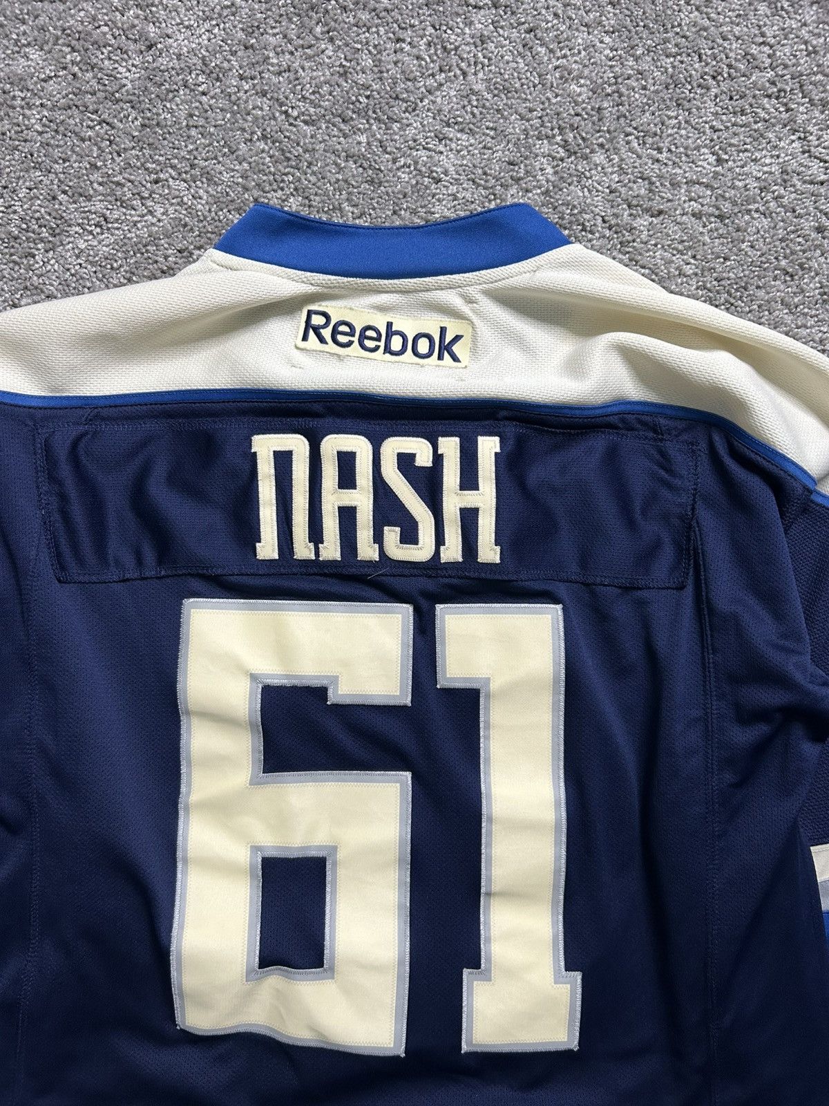 NHL × Reebok × Vintage Vintage Reebok NHL Columbus Blue Jackets Nash Hockey Jersey Size US M / EU 48-50 / 2 - 2 Thumbnail
