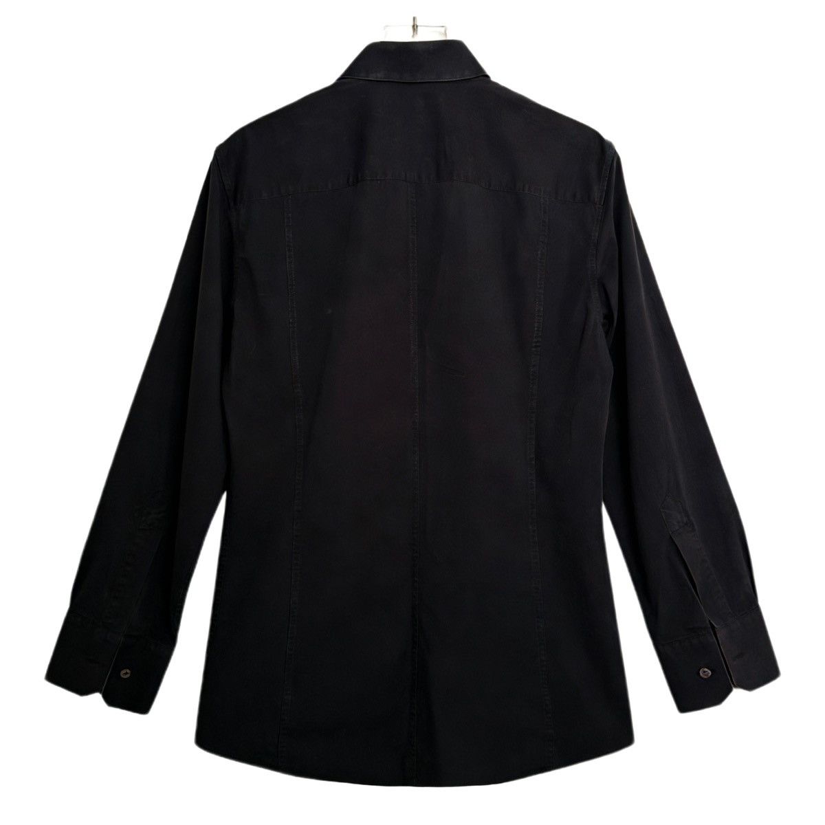 Dolce & Gabbana Dolce & Gabbana Cotton Collared Long Sleeve Shirt K26WX Size US XXS / EU 40 - 2 Thumbnail
