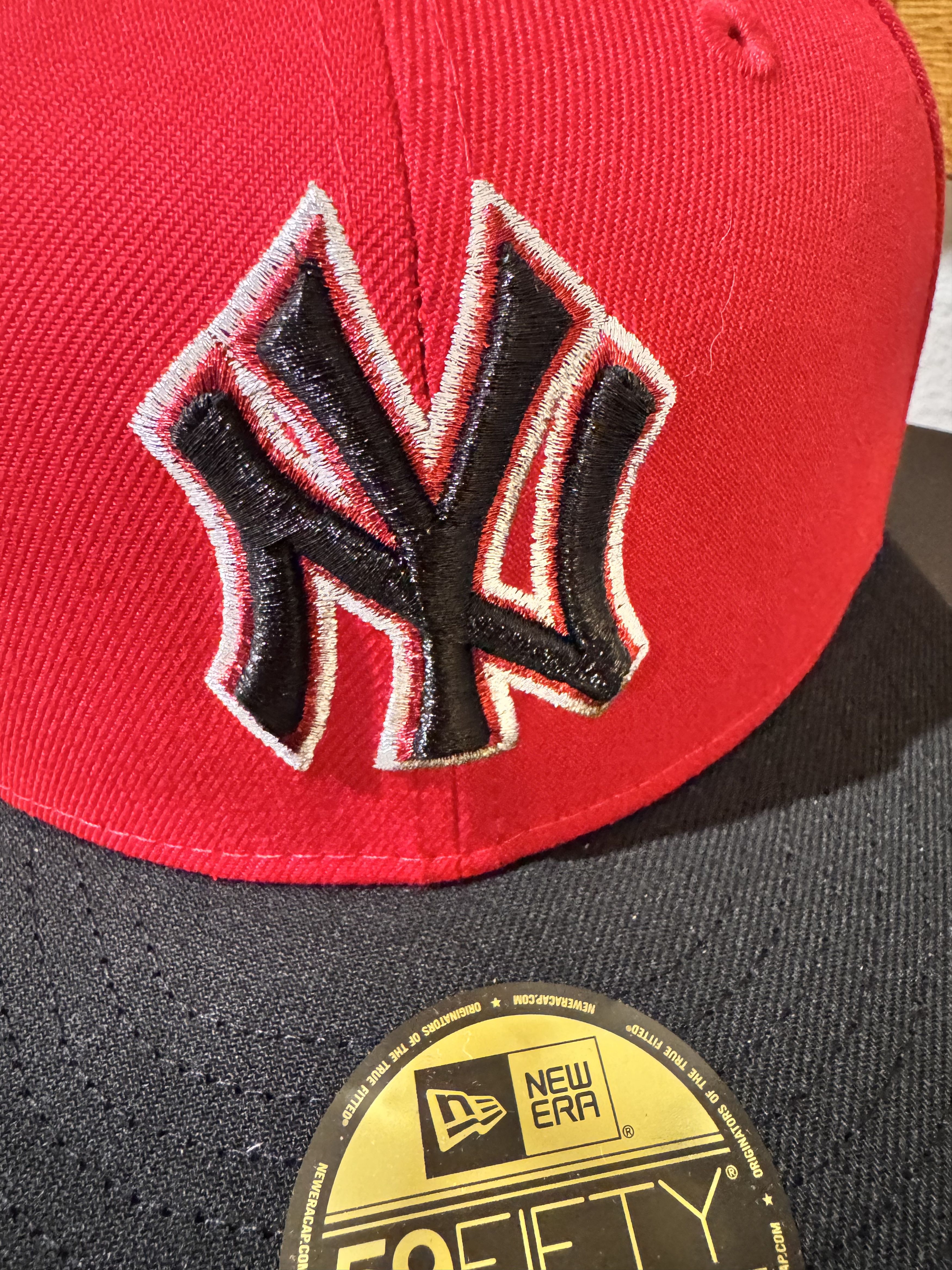 New Era New Era 59Fifty 7 1/4 Red Black Yankees 50 Cent limited Size ONE SIZE - 4 Thumbnail
