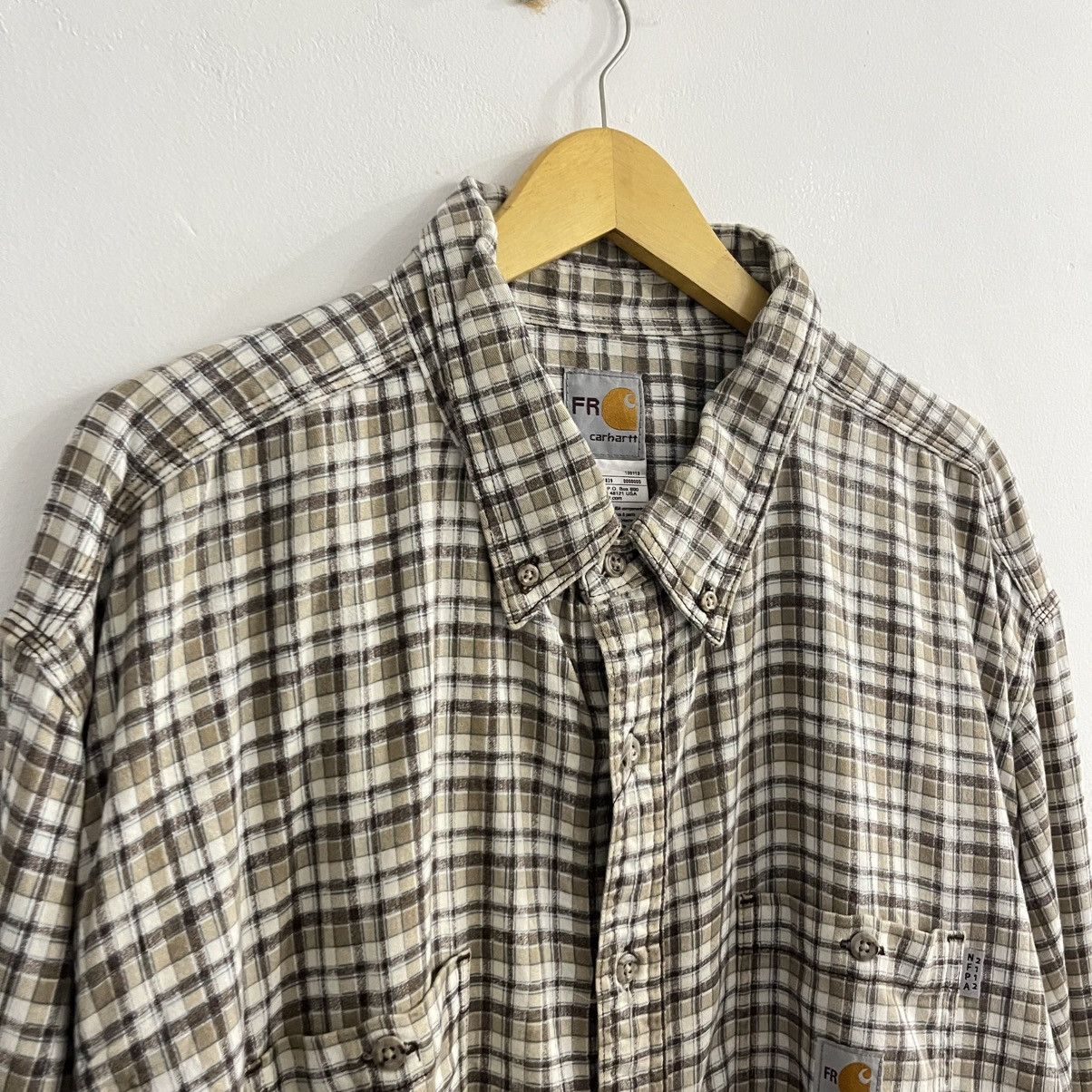 Carhartt Carhartt Fall 2015 Flame Resistance Fabric Shirt Size US XXL / EU 58 / 5 - 3 Thumbnail