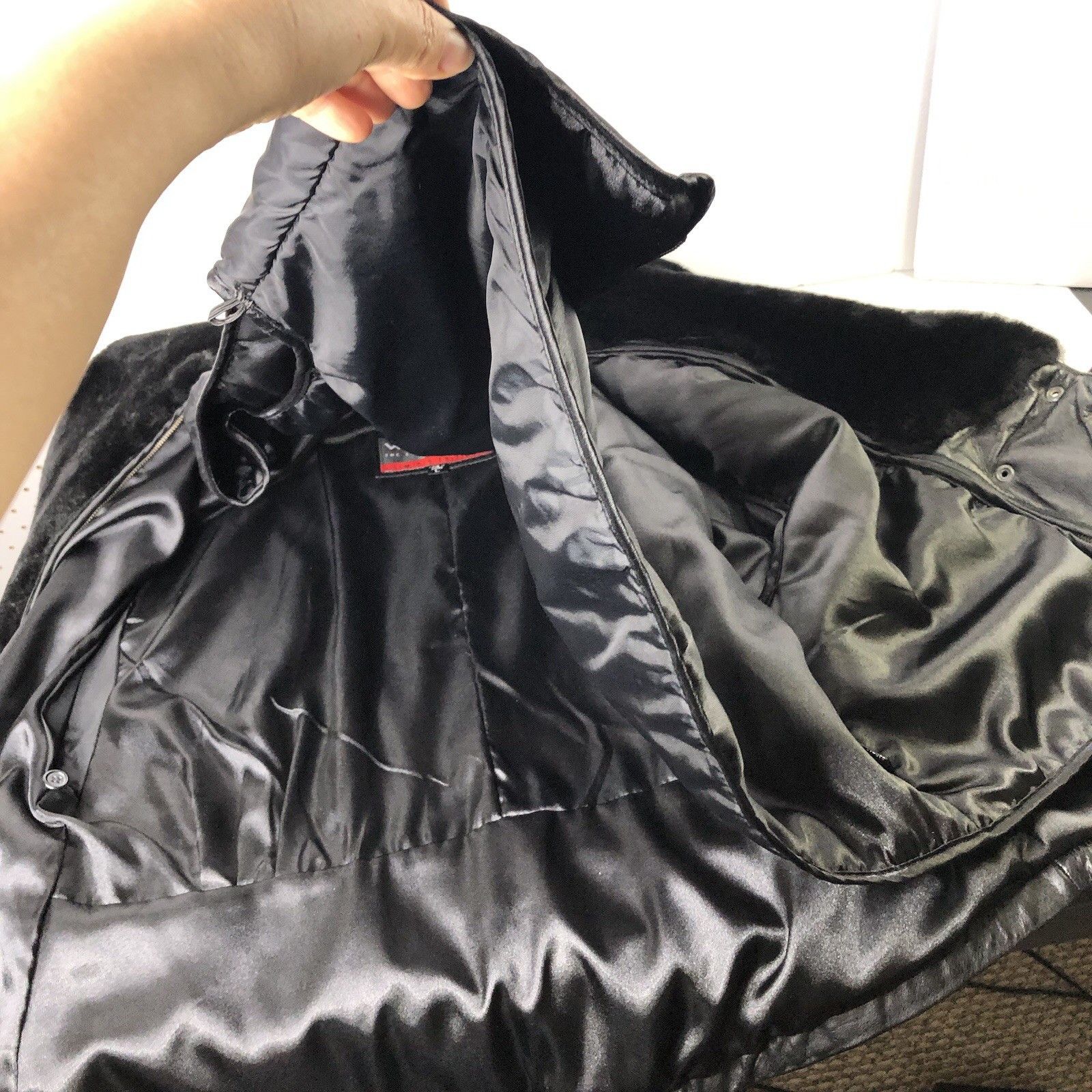 Wilson Wilsons 80s Women Black Leather Coat Jacket Sz L Insulated Size L / US 10 / IT 46 - 15 Thumbnail