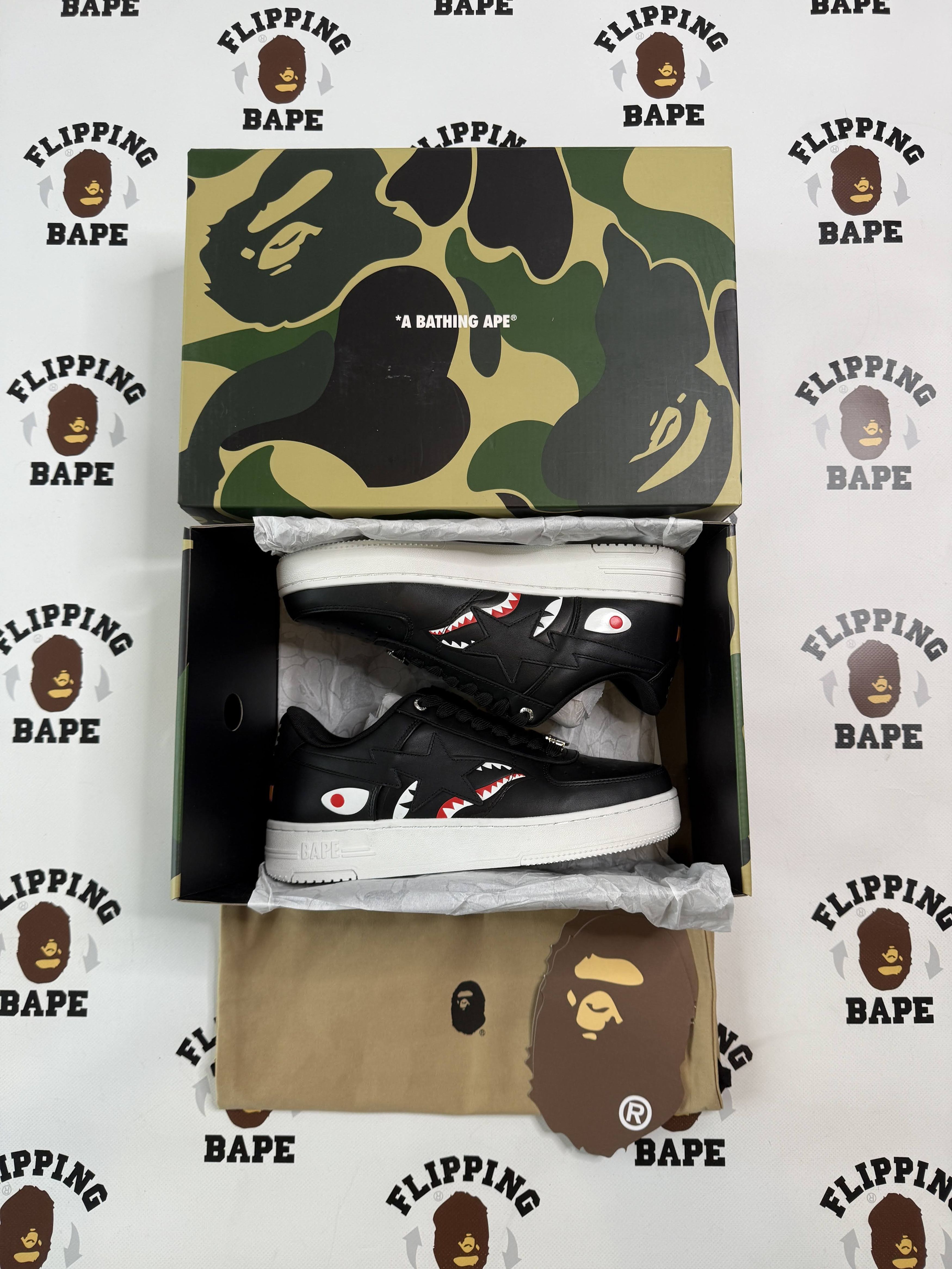 Bape BAPE STA LOW SHARK Size US 8.5 / EU 41-42 - 16 Thumbnail