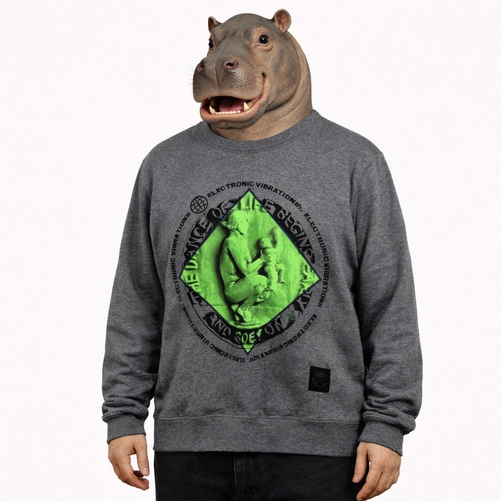 Alexander McQueen MCQ Alexander McQueen Electronic Vibrations Sweatshirt Size US M / EU 48-50 / 2 - 1 Thumbnail