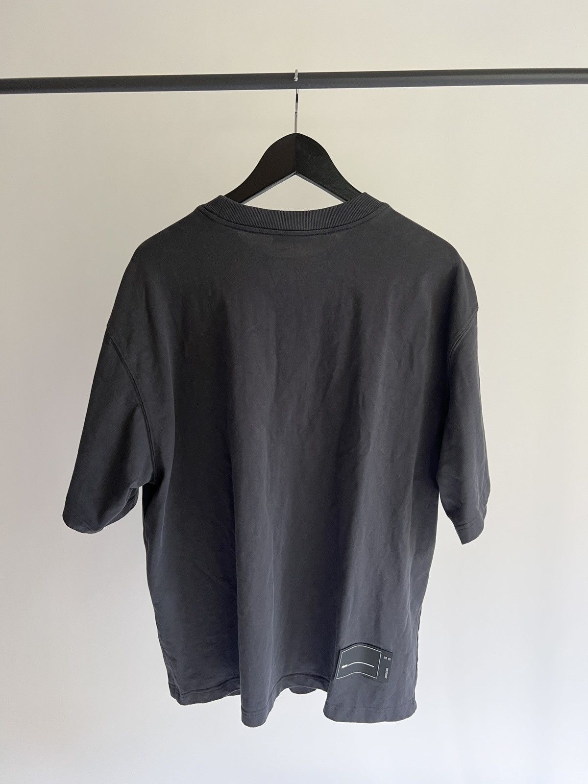 WE11DONE Grey ‘Selldone’ Front Logo T-Shirt Size US M / EU 48-50 / 2 - 2 Thumbnail