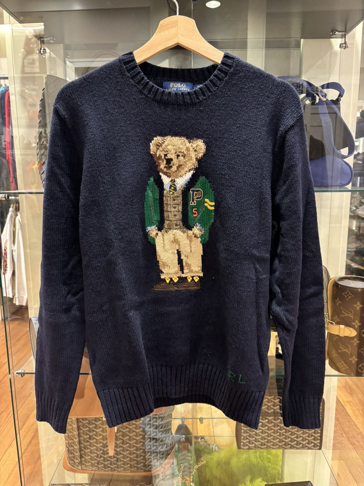 Polo Ralph Lauren Polo Ralph Lauren Bear Knit Sweater Size US S / EU 44-46 / 1 - 1 Thumbnail