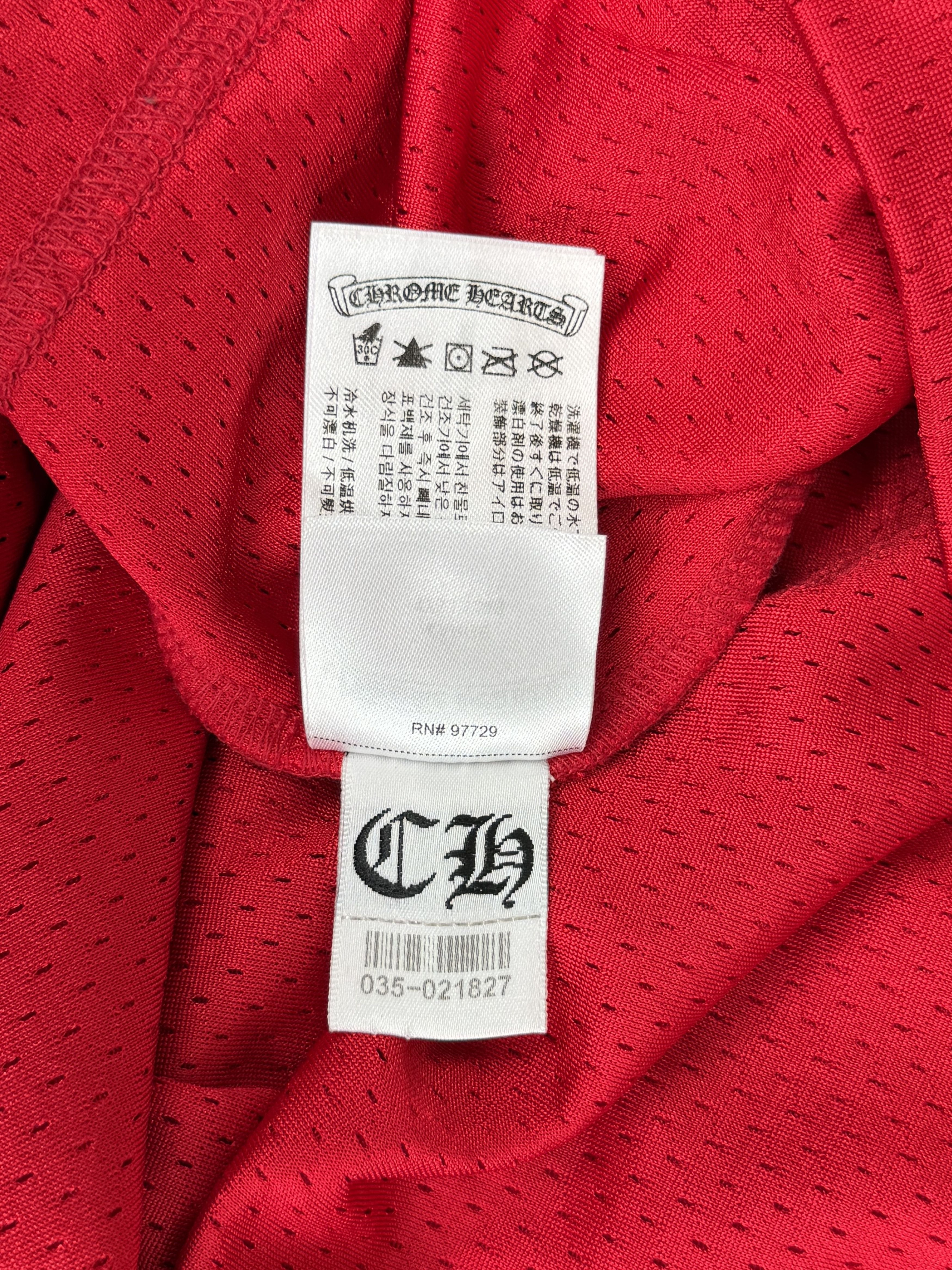 Chrome Hearts Matty Boy Red Form Mesh Jersey Longsleeve T-Shirt Size US L / EU 52-54 / 3 - 7 Thumbnail