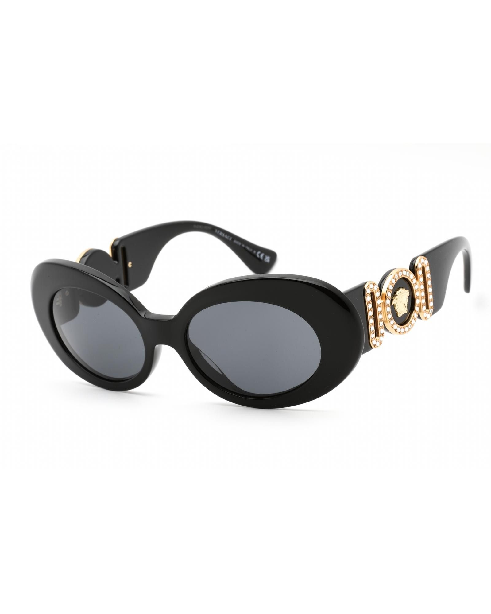 image of Versace 0Ve4426Bu Sunglasses Black / Dark Grey, Women's