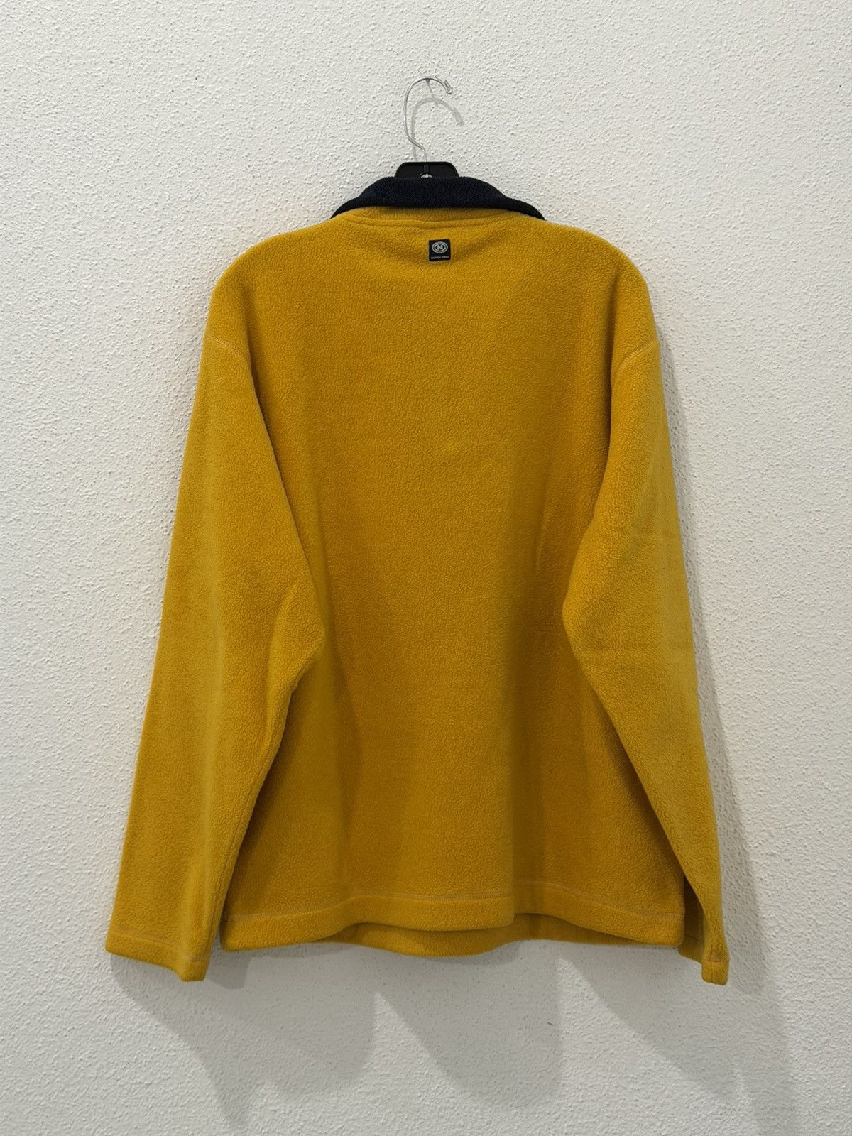 Nautica Vintage 90s Nautica Jeans Co. Yellow Fleece Quarter Zip M Size US M / EU 48-50 / 2 - 5 Thumbnail
