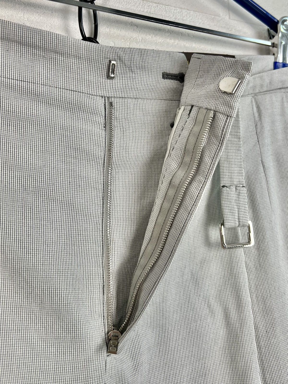 Louis Vuitton LOUIS VUITTON Shorts Chino Strap LV Plaid Cotton Gray Men's Size US 34 / EU 50 - 8 Thumbnail