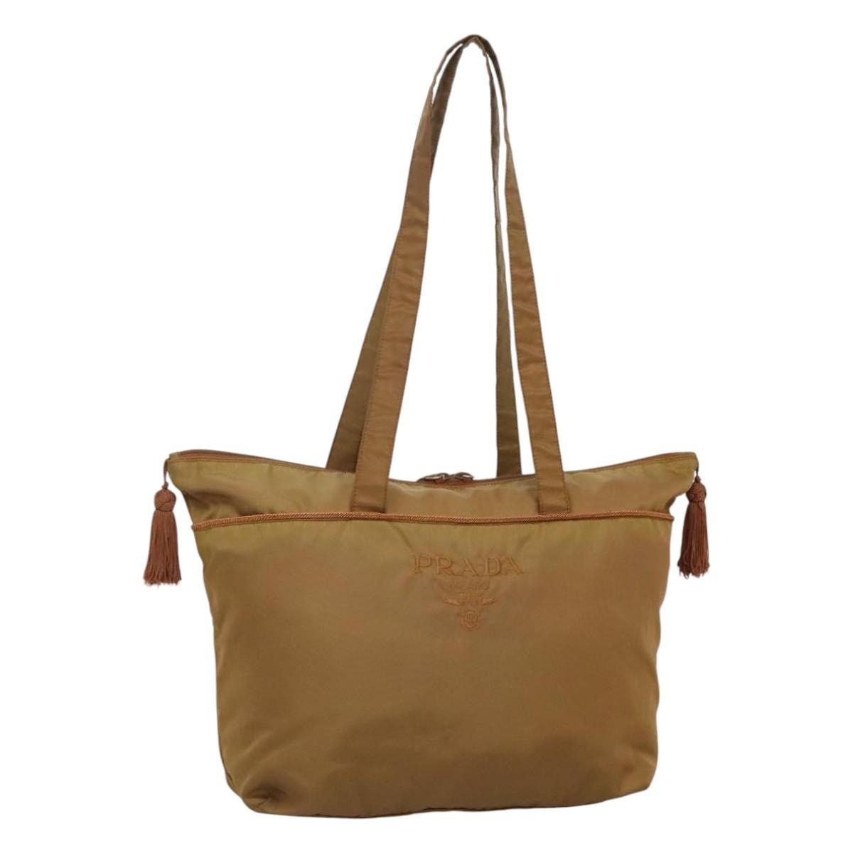 Prada PRADA Tote Bag Nylon Brown Size ONE SIZE - 1 Thumbnail