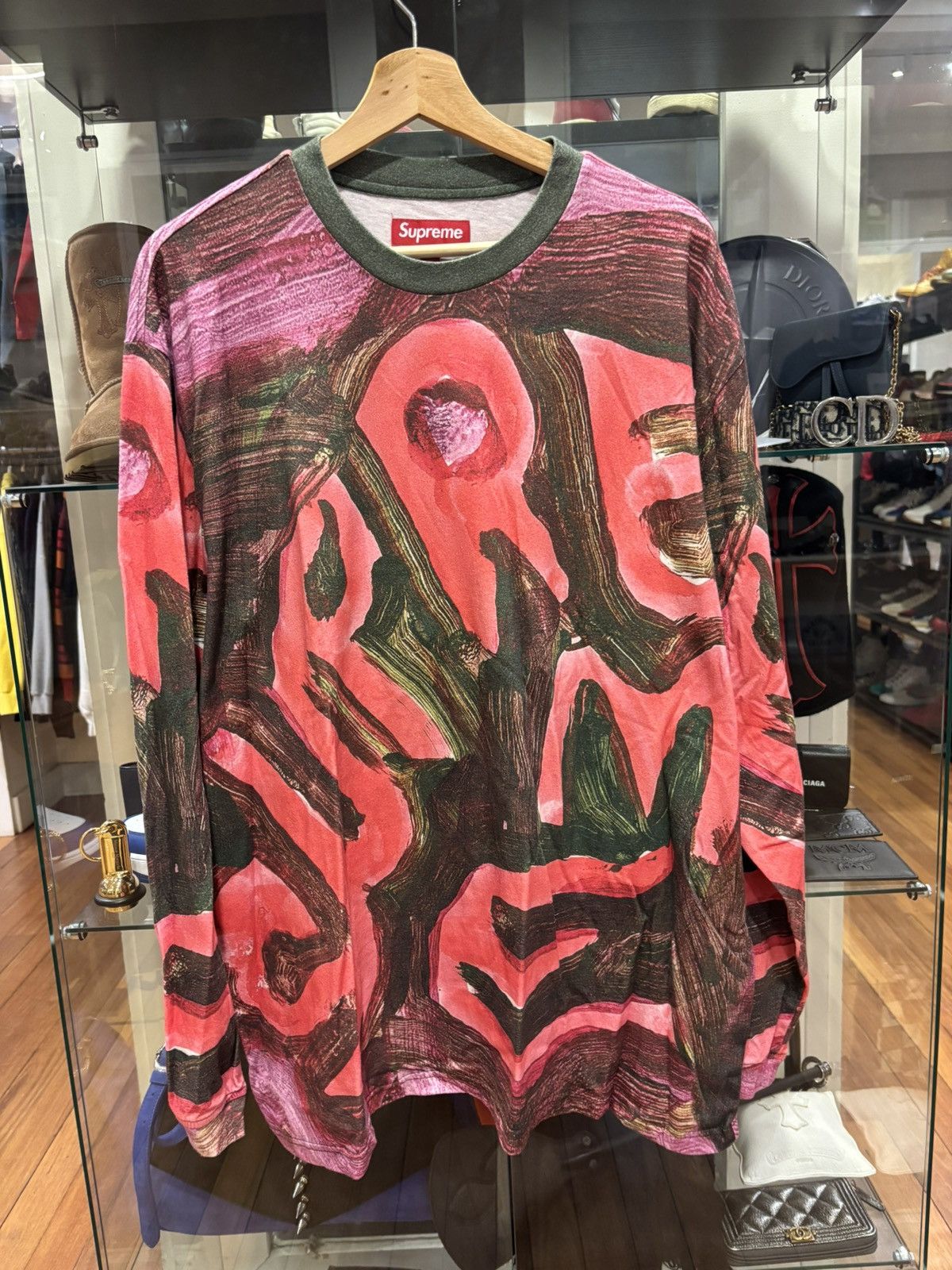 Supreme Supreme Paint L/S Top Size US XXL / EU 58 / 5 - 1 Thumbnail