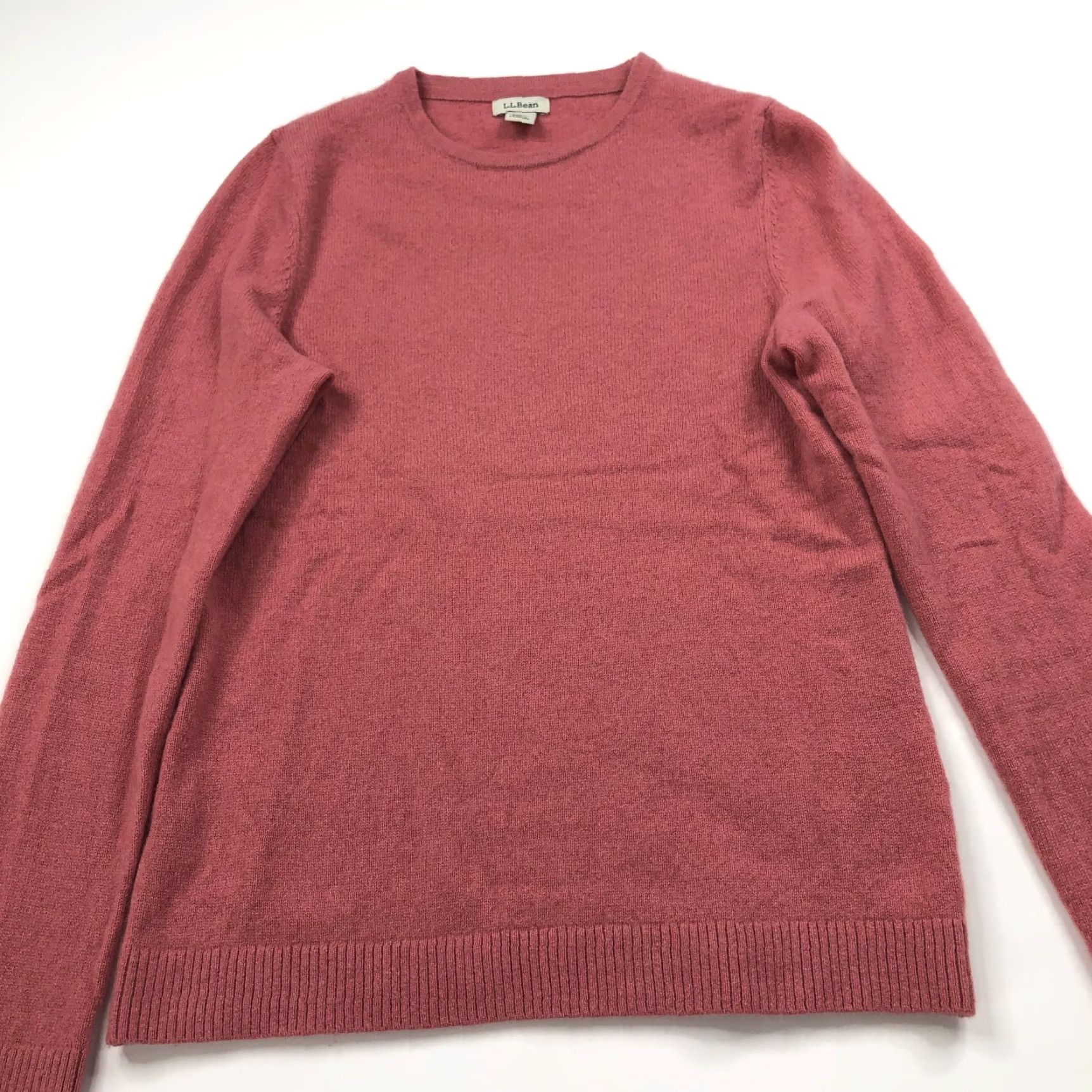 Vintage L.L. Bean Sweater Pink 100% Cashmere Crew Neck Pullover Women Small Short Sleeve? Size S / US 4 / IT 40 - 2 Thumbnail