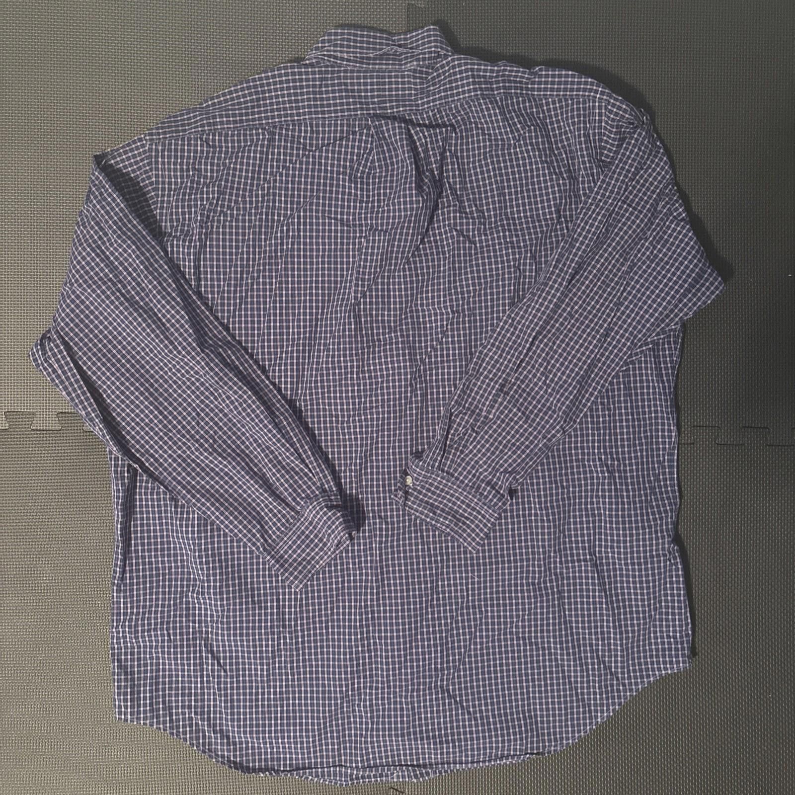 Polo Ralph Lauren Polo Ralph Lauren Yarmouth Purple Plaid Shirt Mens 17 34/35 Size 42R - 5 Thumbnail