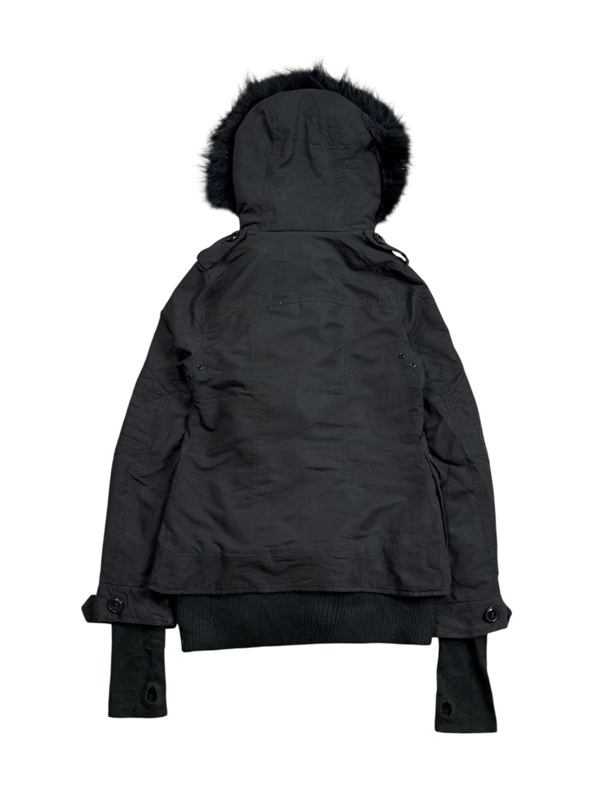 Tornado Mart 2000s SLY - Vkei Style Fur Hoodie Jacket Size US M / EU 48-50 / 2 - 3 Thumbnail