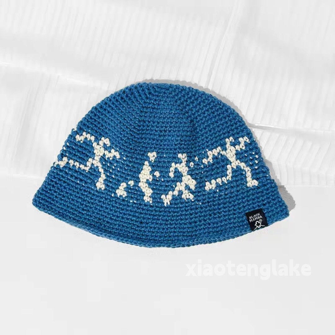 Vintage Unisex outdoor utility knit bucket fisherman hat Size ONE SIZE - 1 Preview