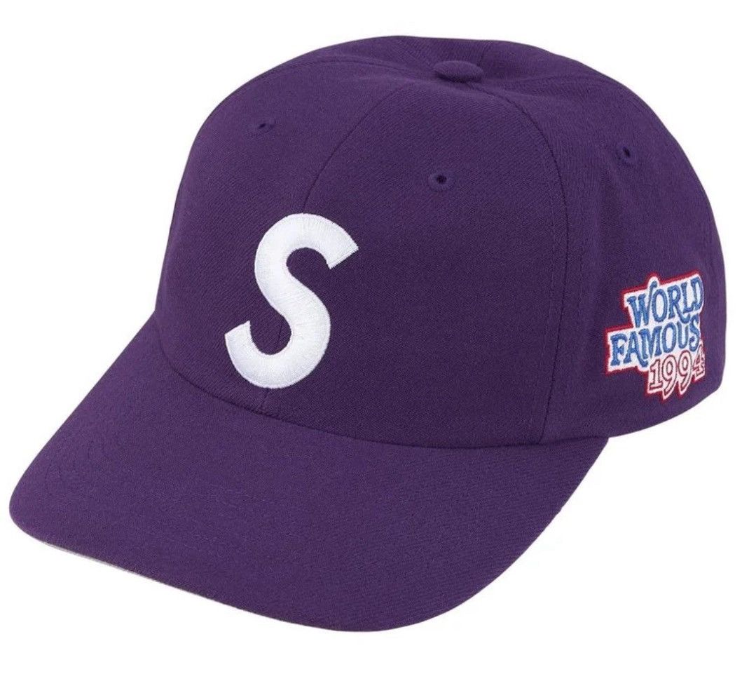 Supreme Supreme World Famous S Logo 6 Panel Purple Size ONE SIZE - 4 Thumbnail