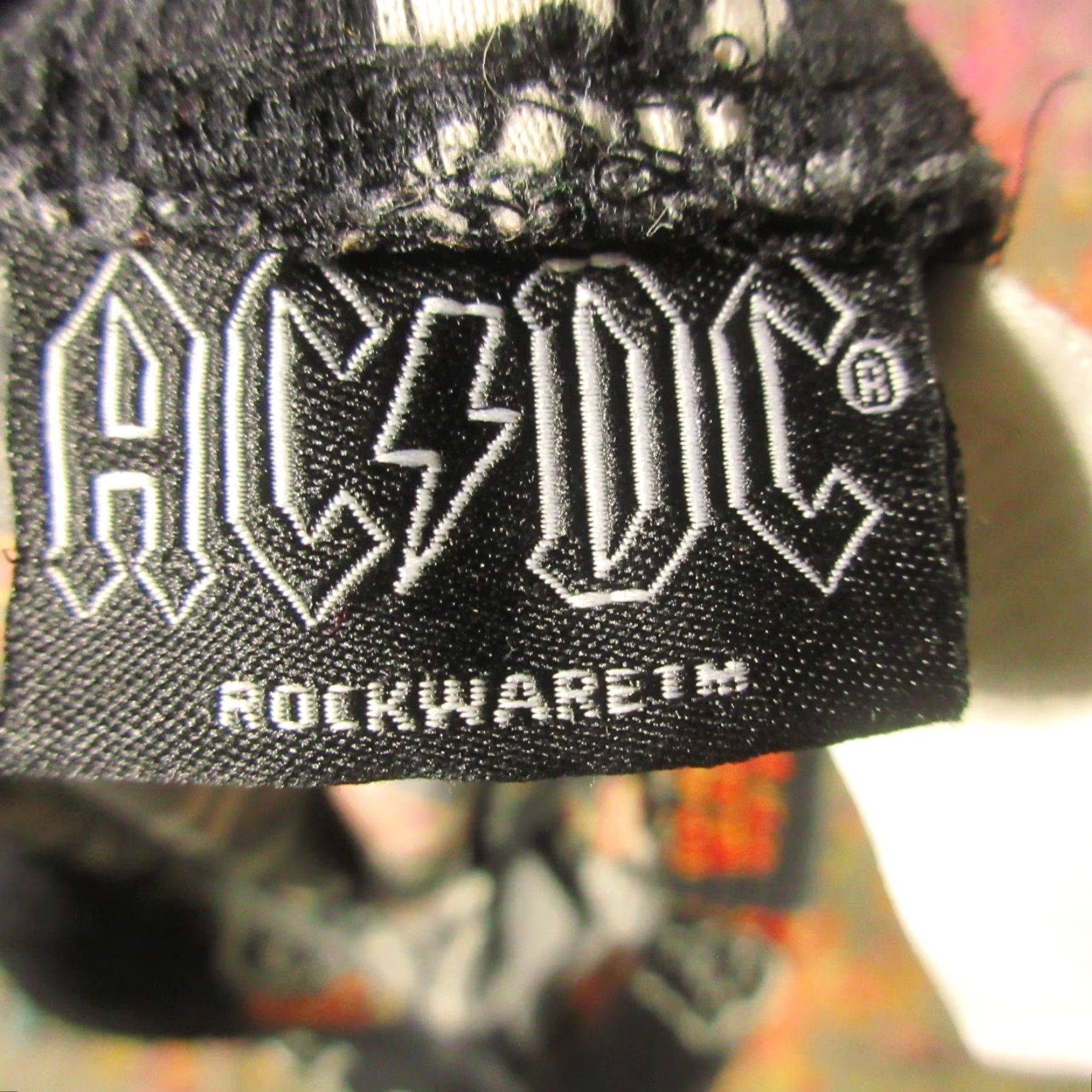 Gloverall AC/DC Big GunSleep Shorts Music All Over Print Medium M Black Cotton Knit Sleep Shorts Drawstring Elastic Waist Men Size US 31 - 3 Thumbnail