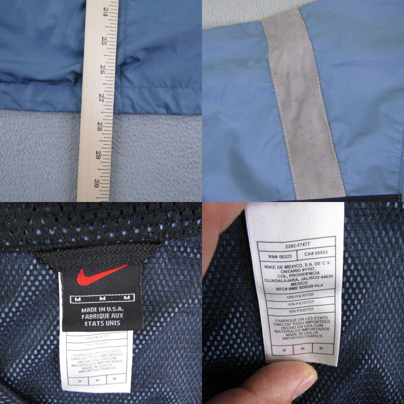 Nike Vintage Nike Jacket Mens Medium Blue High Performance Team USA Olympics Coat 90s Size US M / EU 48-50 / 2 - 8 Thumbnail
