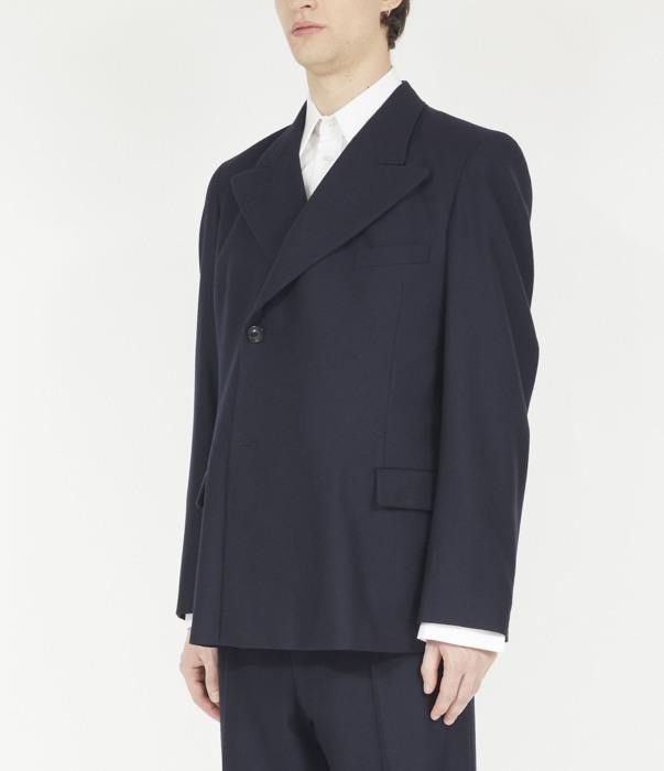 Maison Margiela o1bcso1str0226 Blazer in Navy Size US XL / EU 56 / 4 - 5 Thumbnail