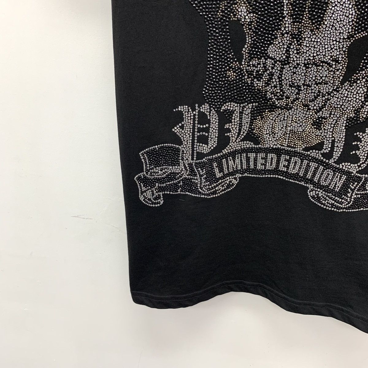 Philipp Plein Philipp Plein Black Cotton Crew Neck T-shirt K26WX Size US XL / EU 56 / 4 - 4 Thumbnail