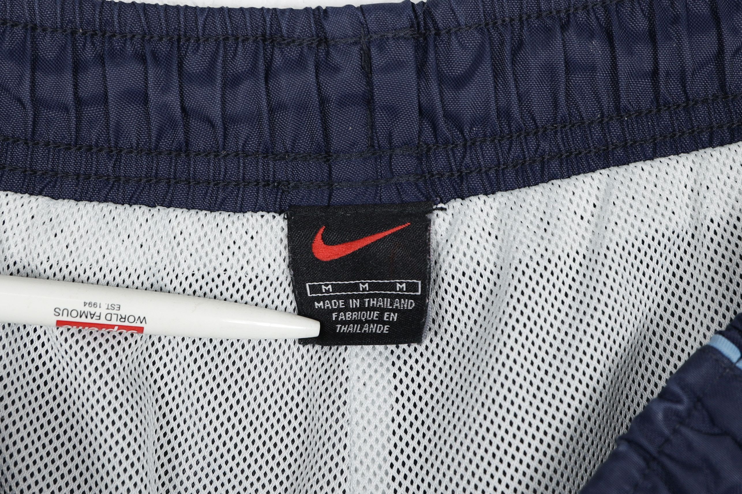 Nike × Vintage Vintage Nike Swoosh Logo Nylon Track Cargo Pants Size US 32 / EU 48 - 7 Thumbnail