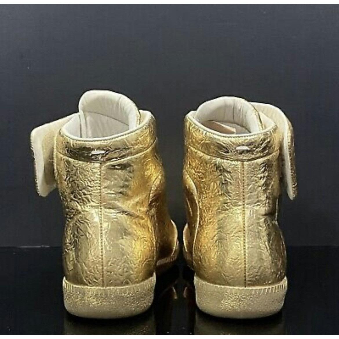 Maison Margiela Maison Margiela Metallic Gold Cracked Future High Size US 10 / EU 43 - 6 Thumbnail