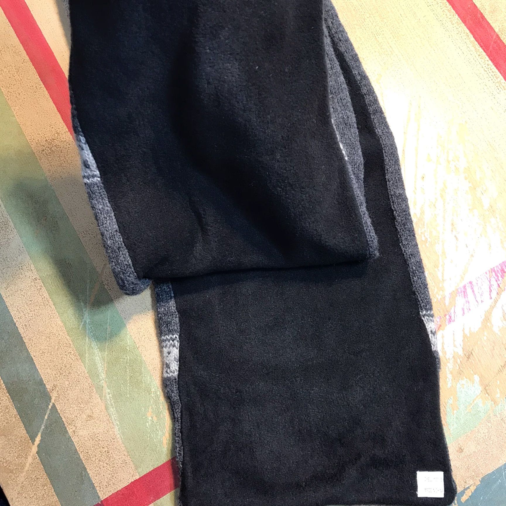 Vintage Woolrich Scarf Shetland Wool Gray Women Wool Rich Scarf Bohemian Classic Preppy American Size ONE SIZE - 5 Thumbnail