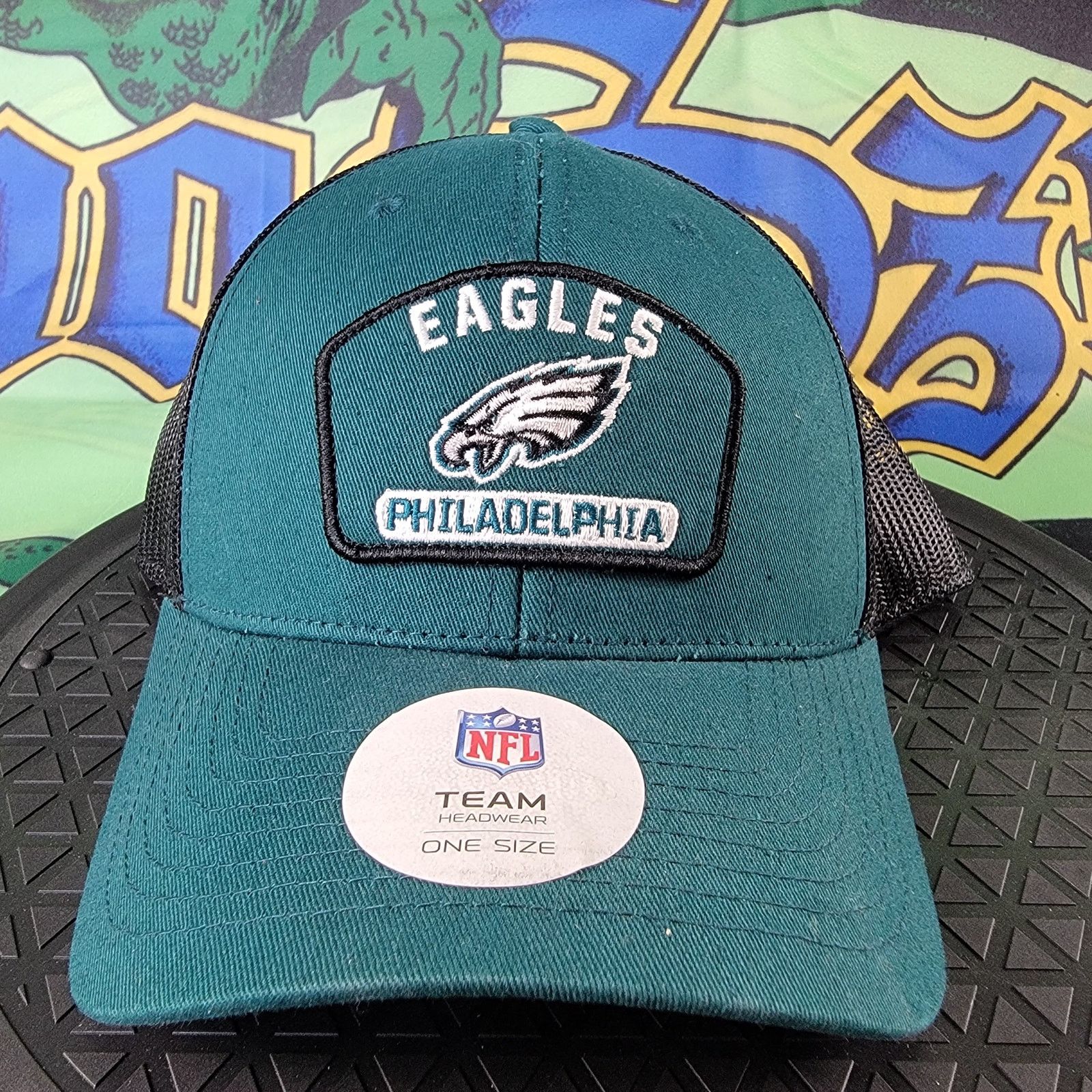 NFL Philadelphia Eagles Snapback Cap NWT Green/Black Size ONE SIZE - 1 Thumbnail