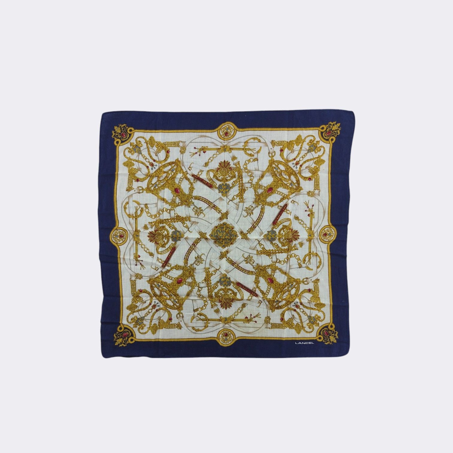 Lancel × Vintage Vintage Lancel Handkerchief Neckerchief Bandana H370I Size ONE SIZE - 2 Thumbnail