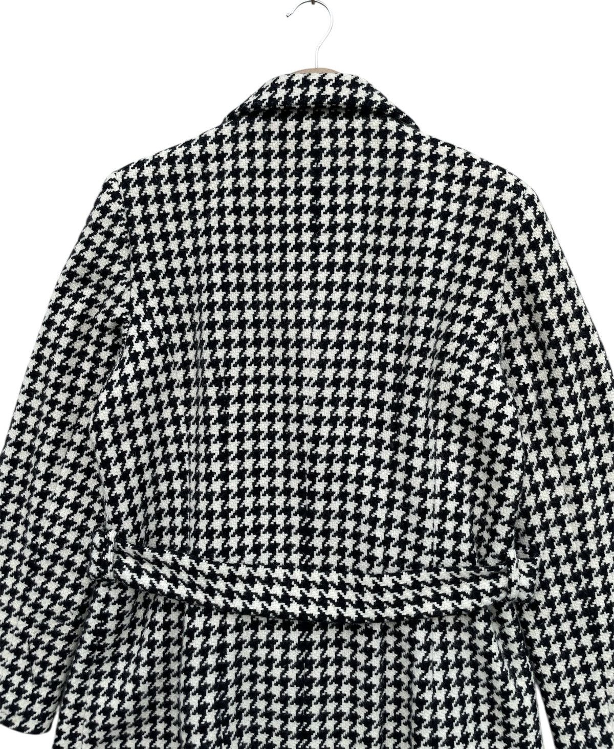 Yohji Yamamoto RARE🔥 INED by Yohji Yamamoto Houndstooth Wool Coat Jacket Size M / US 6-8 / IT 42-44 - 5 Thumbnail