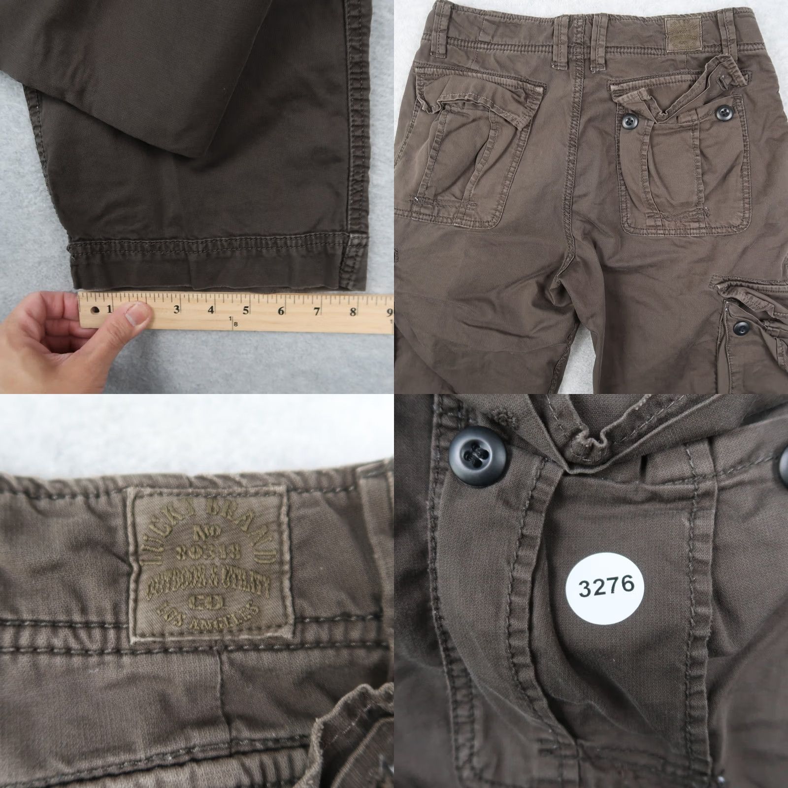 Lucky Brand Lucky Brand Cargo Pants Men Brown 30x31 Military Tactical Gorpcore Size US 30 / EU 46 - 9 Thumbnail