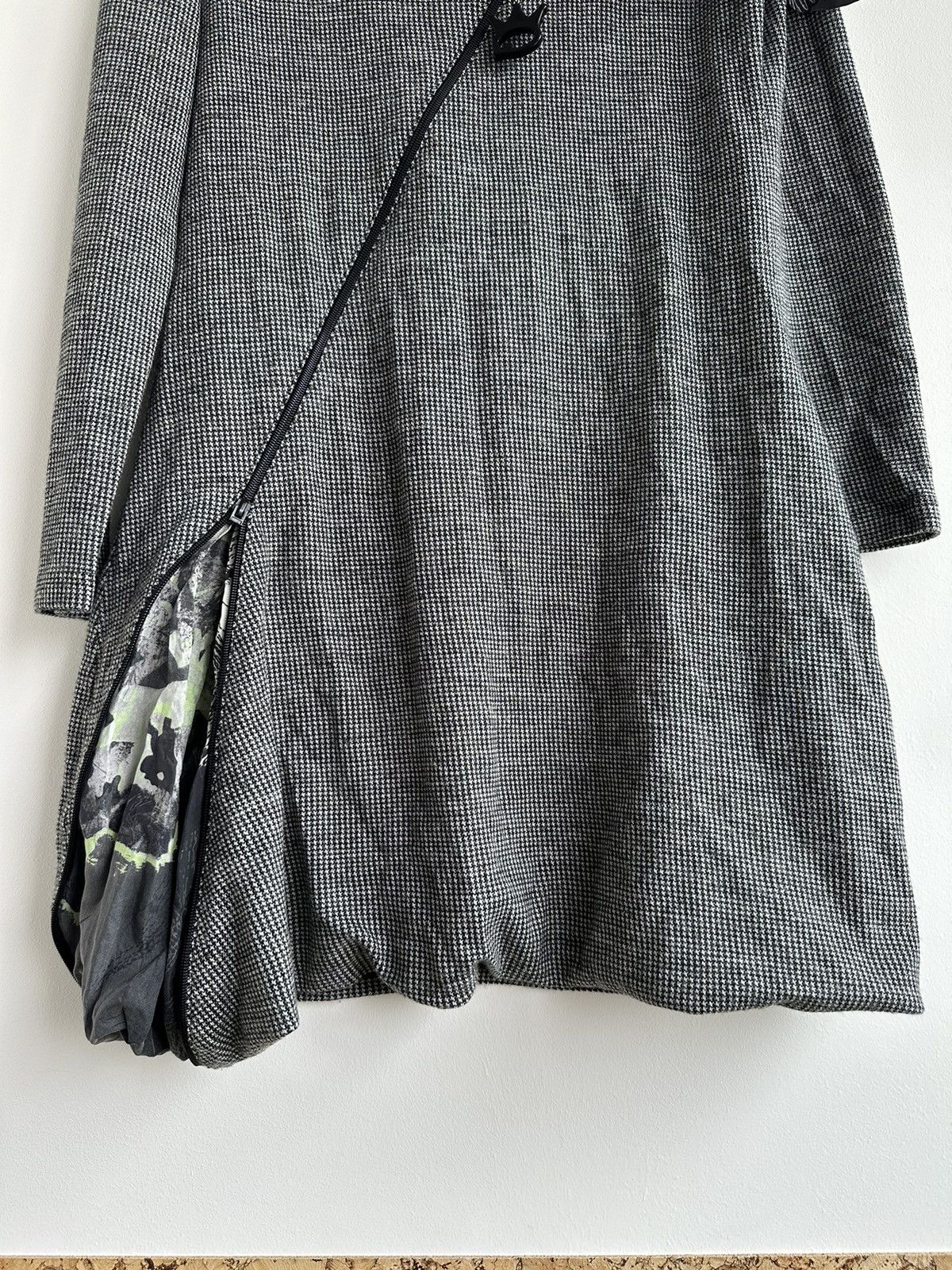 Other Save The Queen Houndstooh Wool Dress Long Sleeve Size M Grey Size M / US 6-8 / IT 42-44 - 3 Thumbnail